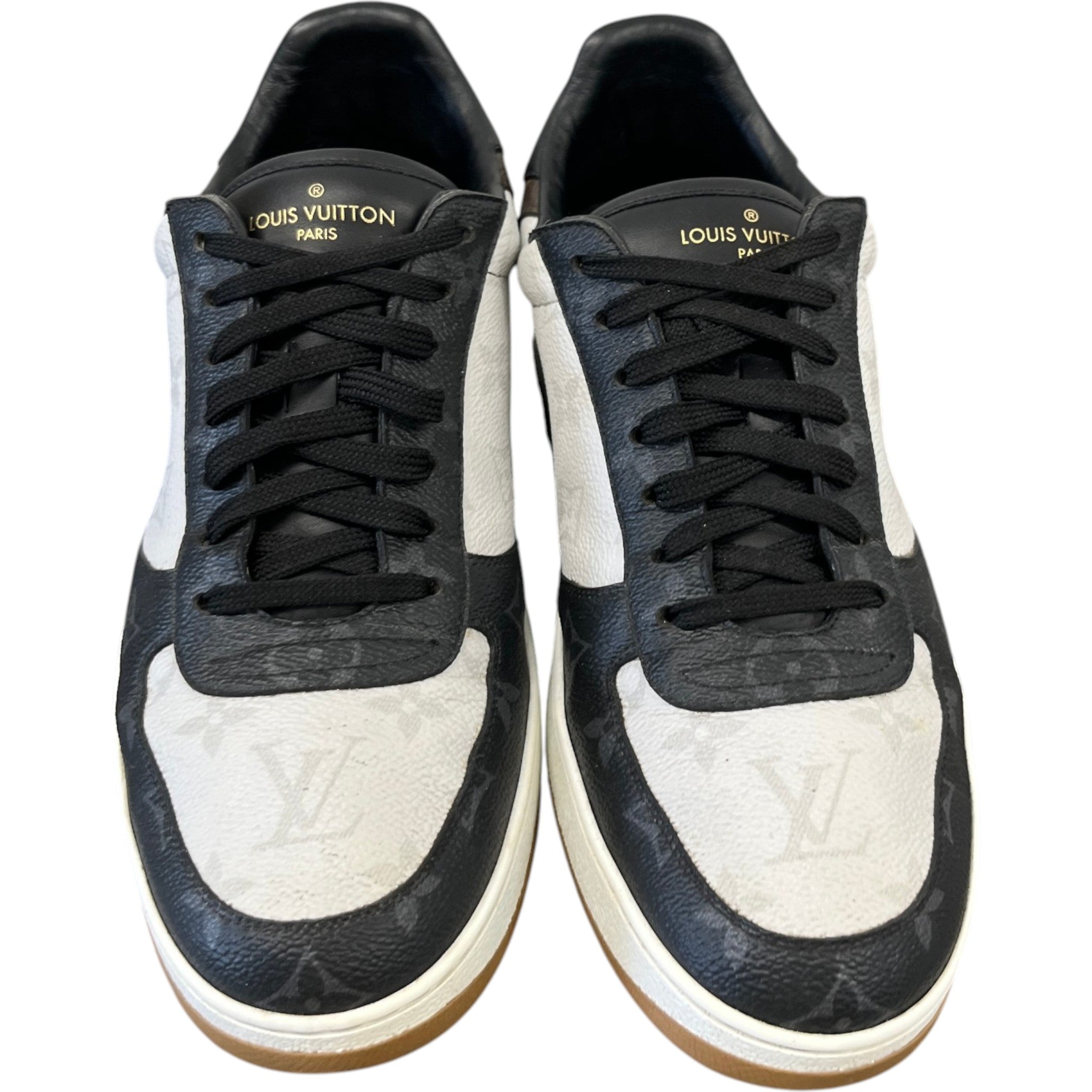 Men's Monogram Rivoli Low Trainers Black Size EU 41.5 / UK 7.5