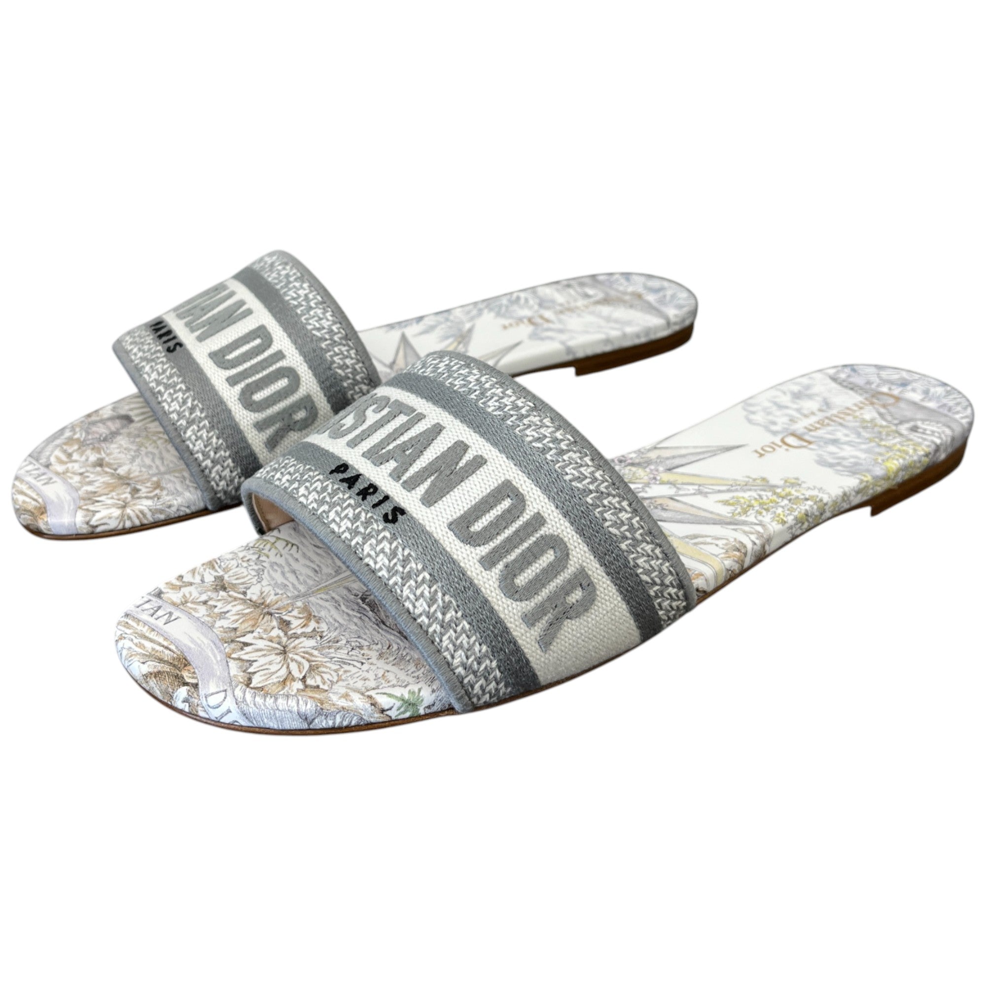 Women's Dway Slides Grey Size EU 41 / UK 8