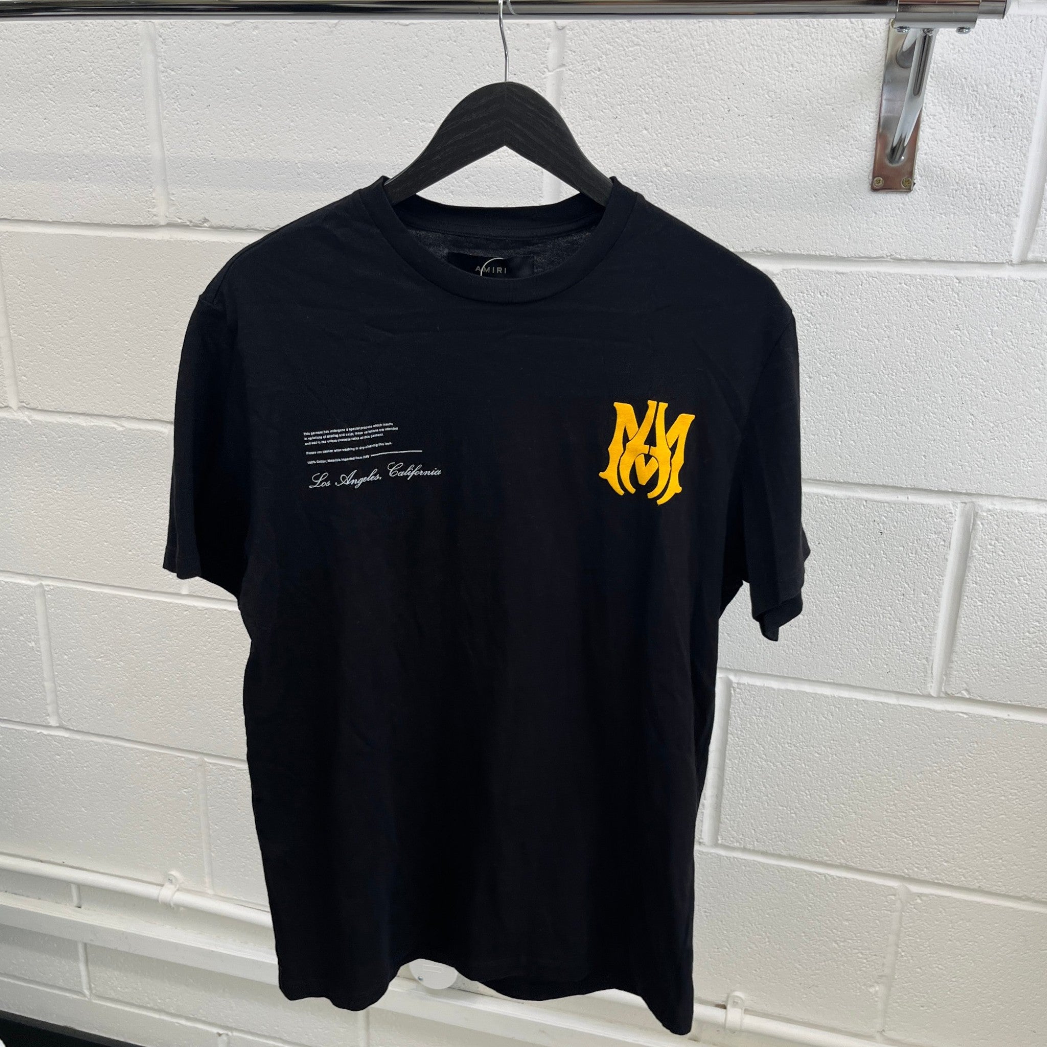 Men's Military Specs Stencil T-Shirt Black Size S