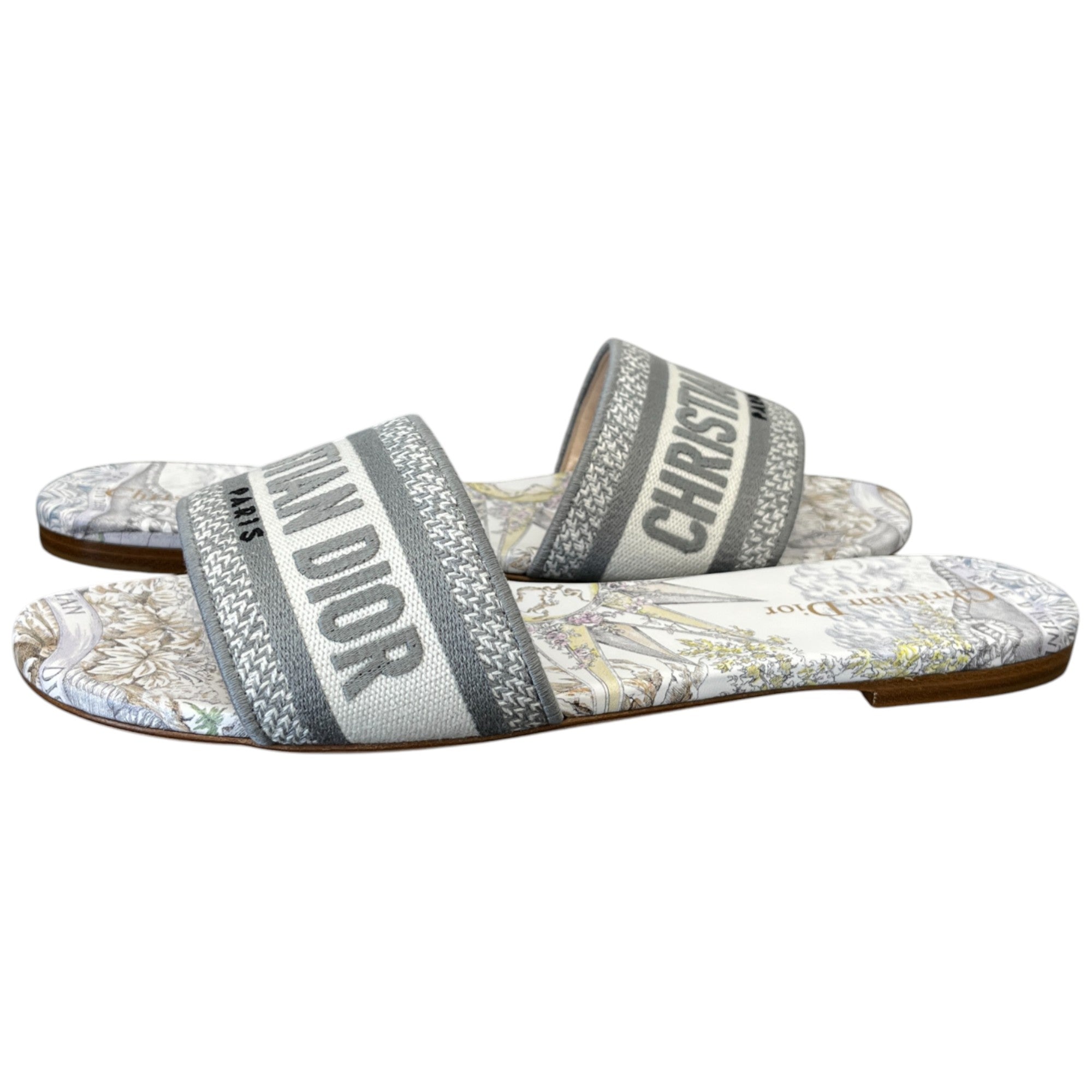 Women's Dway Slides Grey Size EU 41 / UK 8