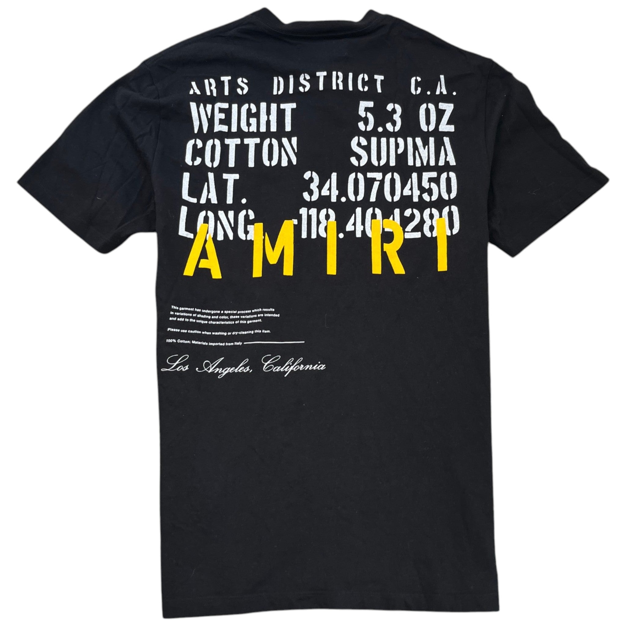 Men's Military Specs Stencil T-Shirt Black Size S