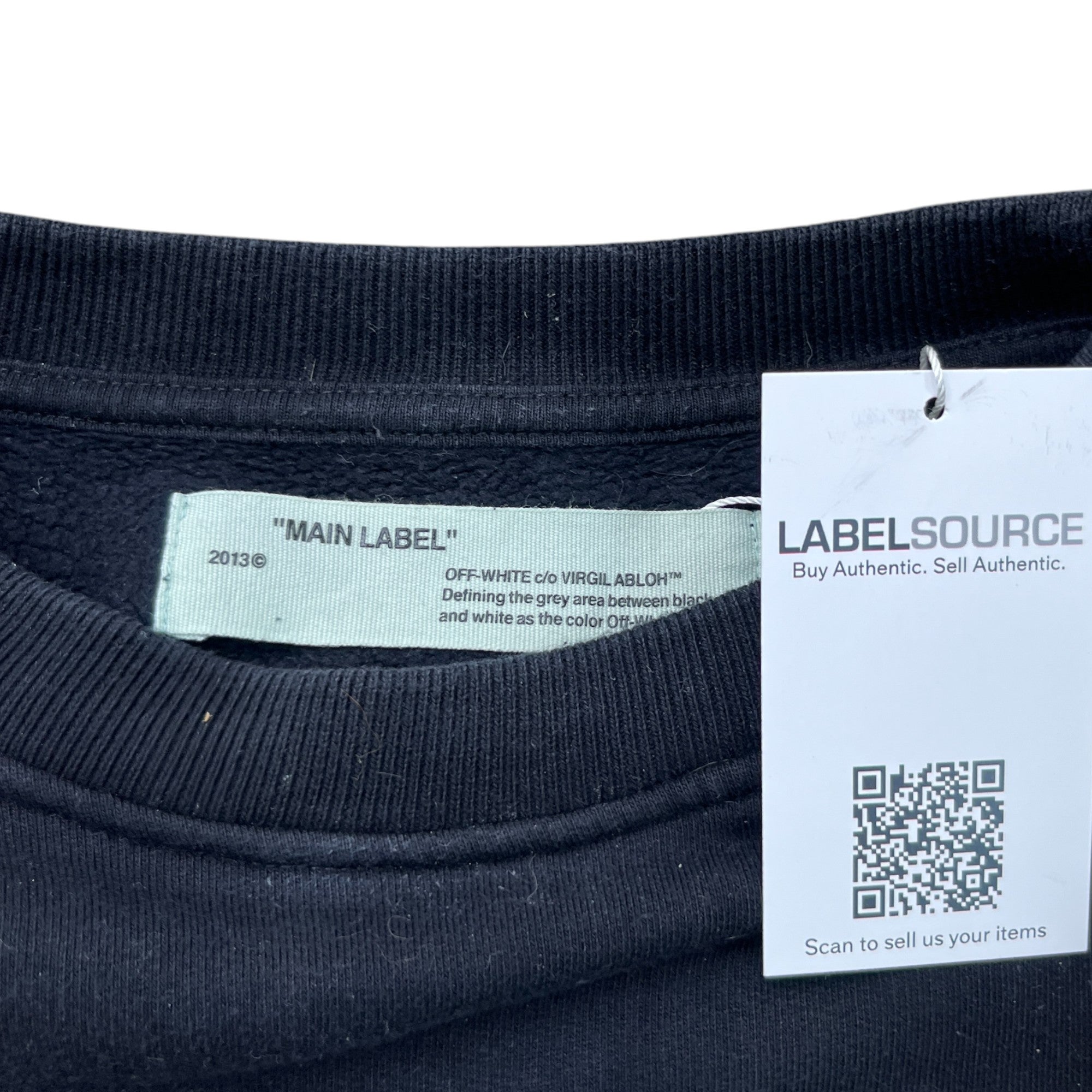 Men's Wolf Graphic Sweatshirt Black Size S