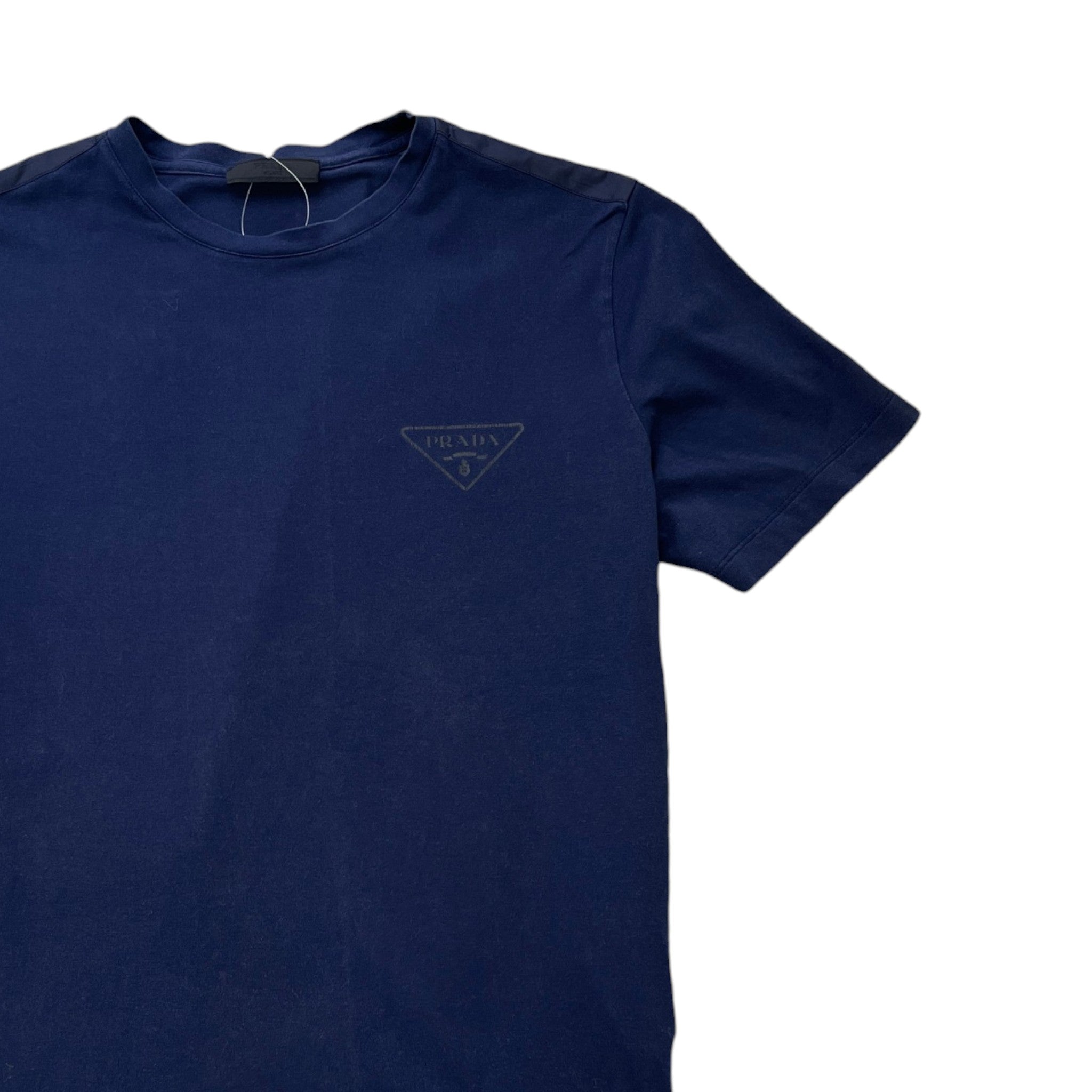 Men's Logo Print T-Shirt Navy Size S