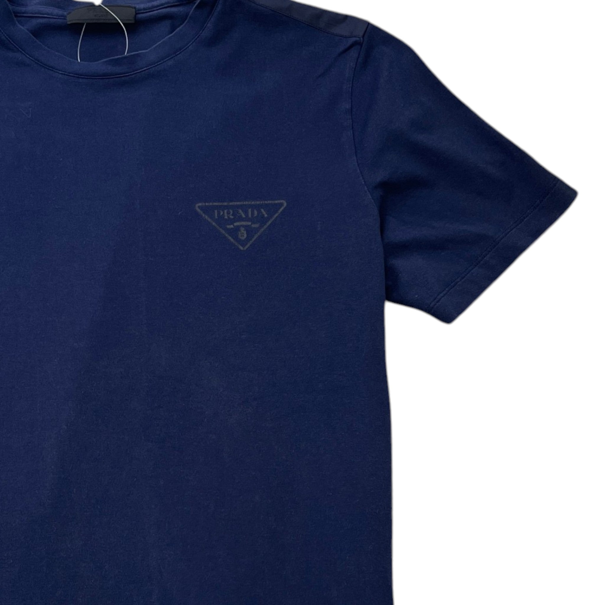 Men's Logo Print T-Shirt Navy Size S