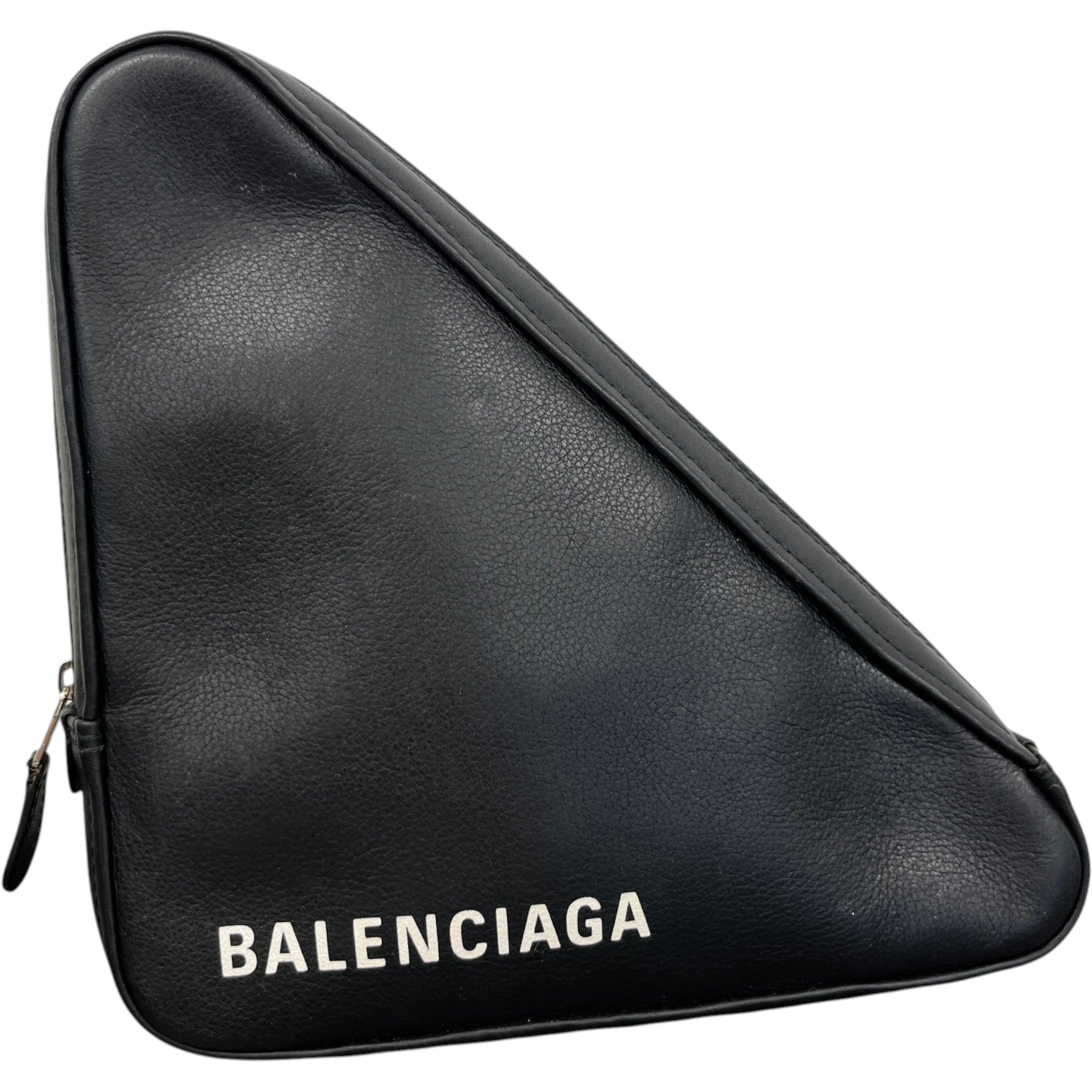Men's Triangle Logo Toiletry Bag Black