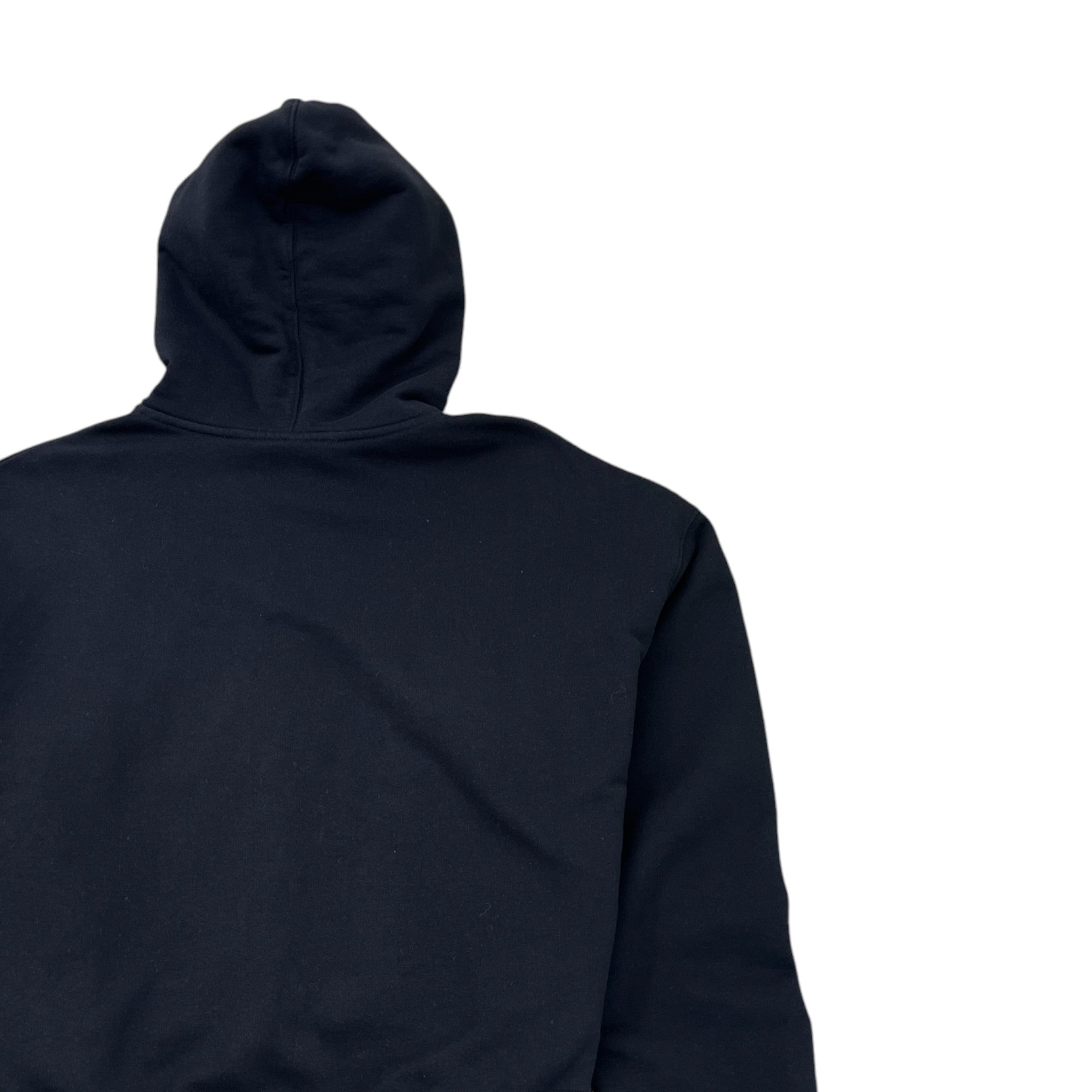 Men's Star Logo Print Hoodie Black Size M