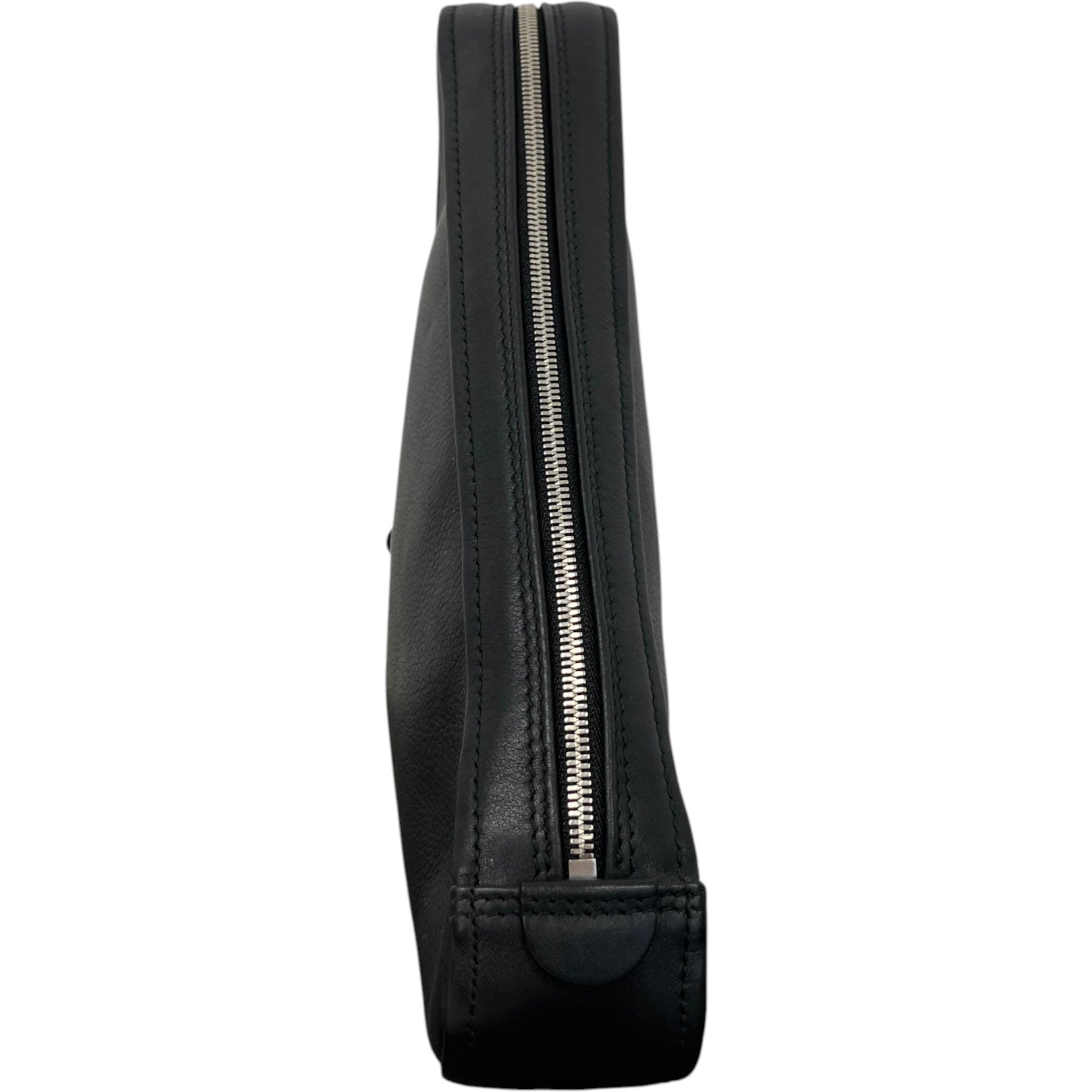 Men's Triangle Logo Toiletry Bag Black