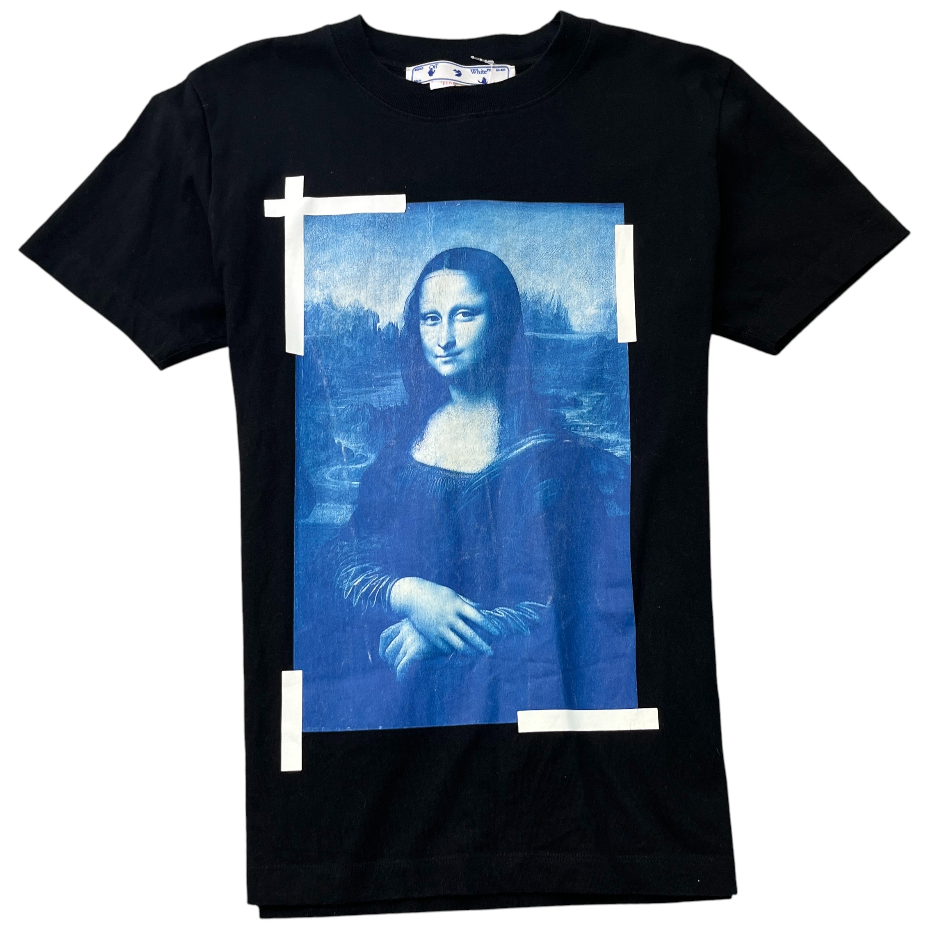 Men's Mona Lisa T-Shirt Black Size S