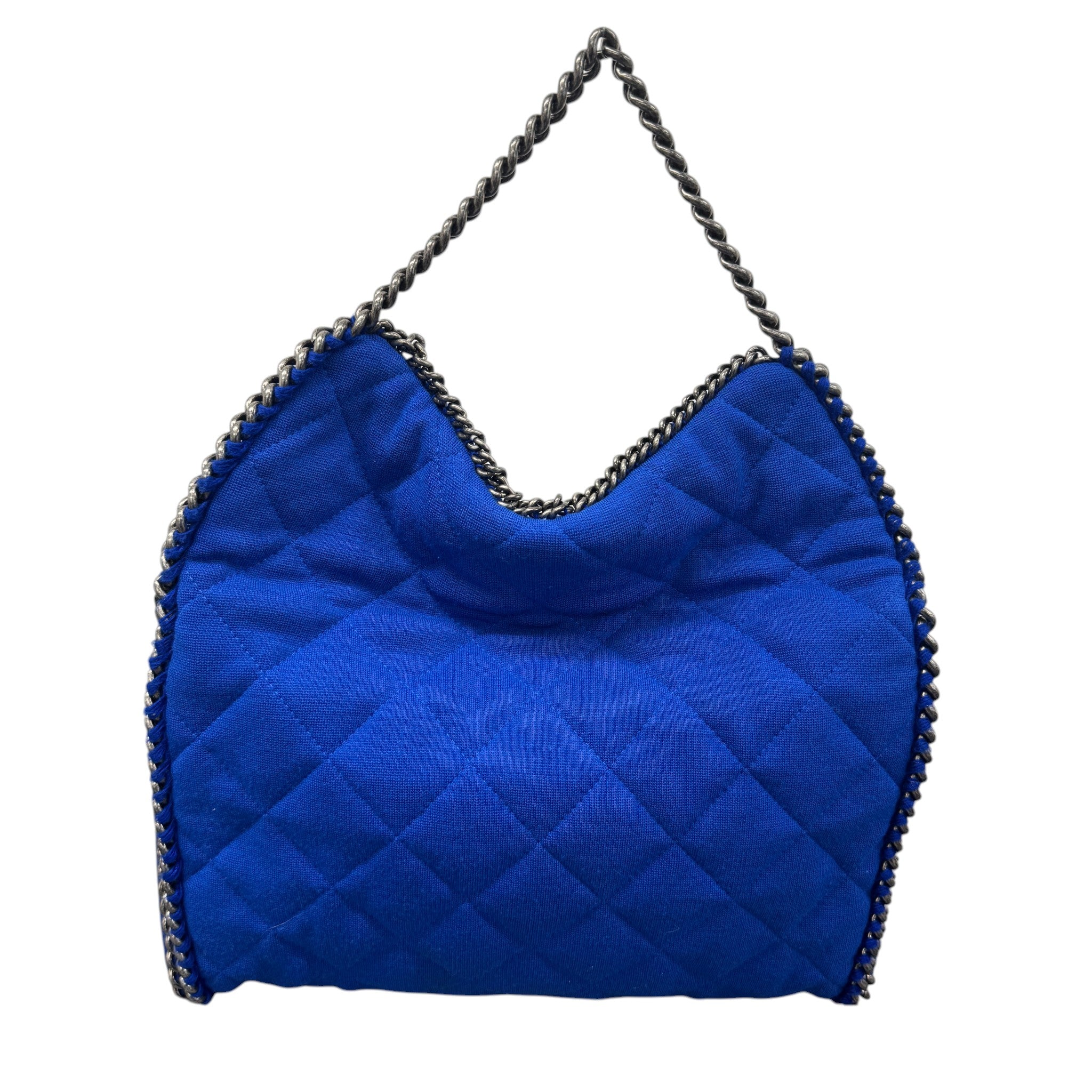 Women's Cc Quilted Flap Handbag Blue