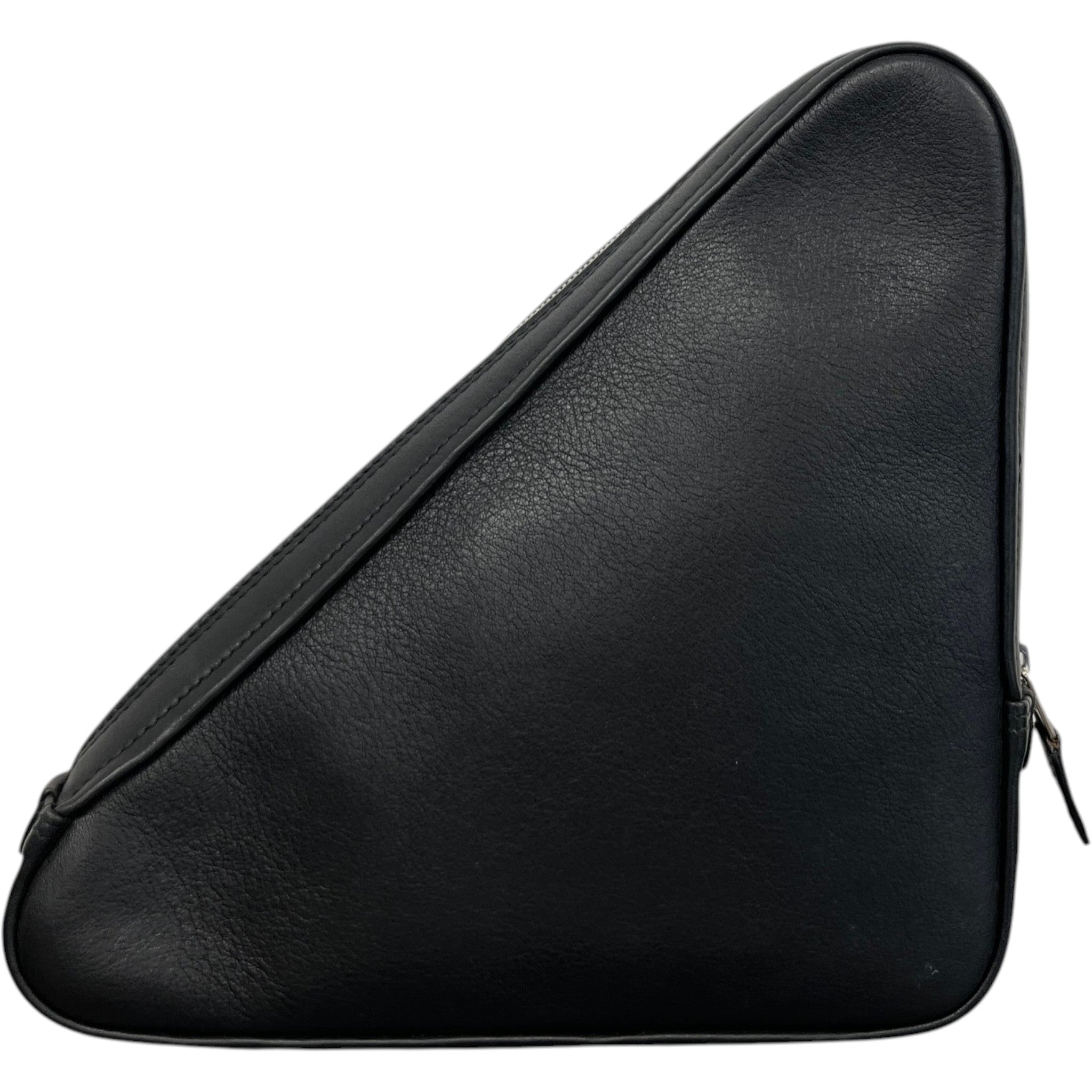Men's Triangle Logo Toiletry Bag Black