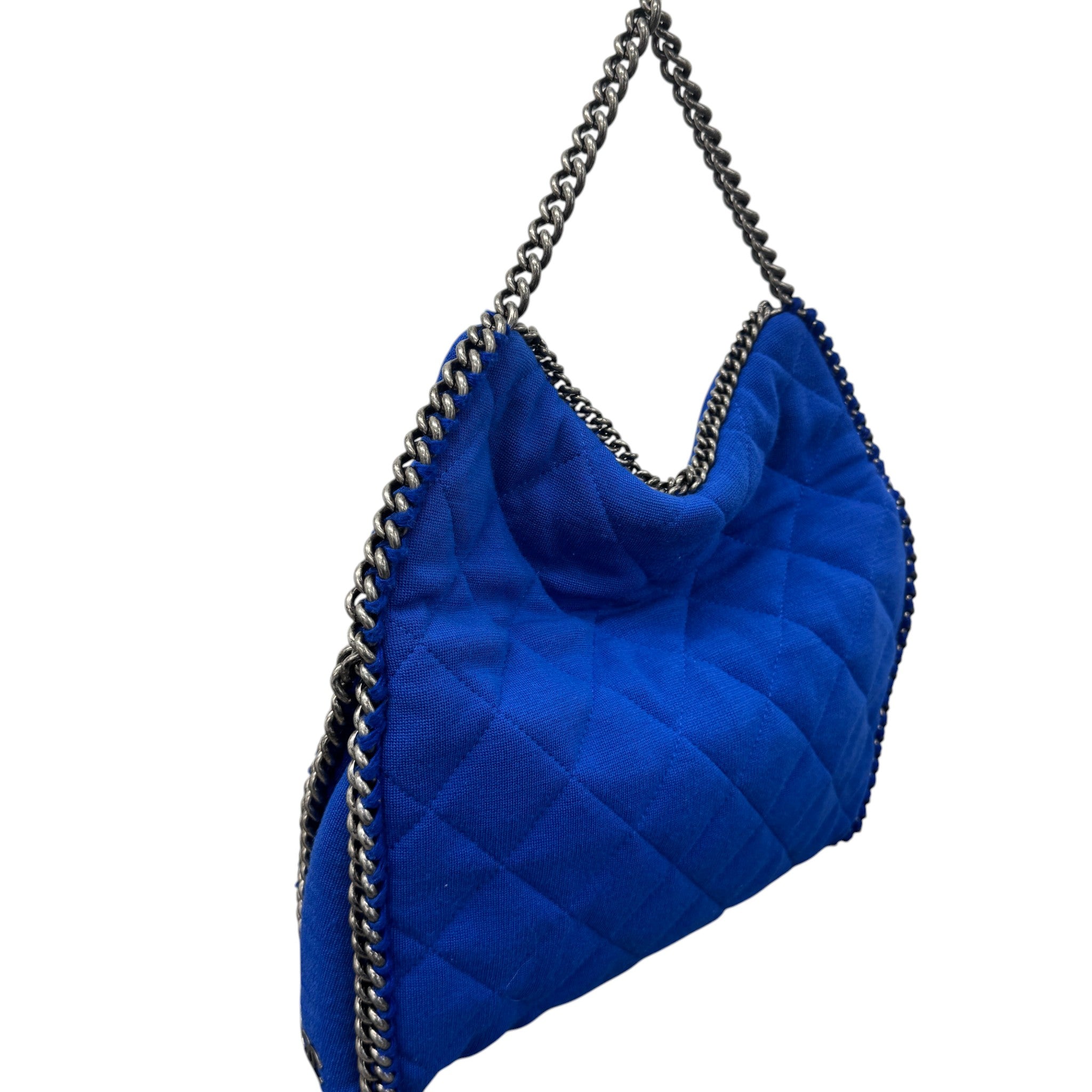 Women's Cc Quilted Flap Handbag Blue