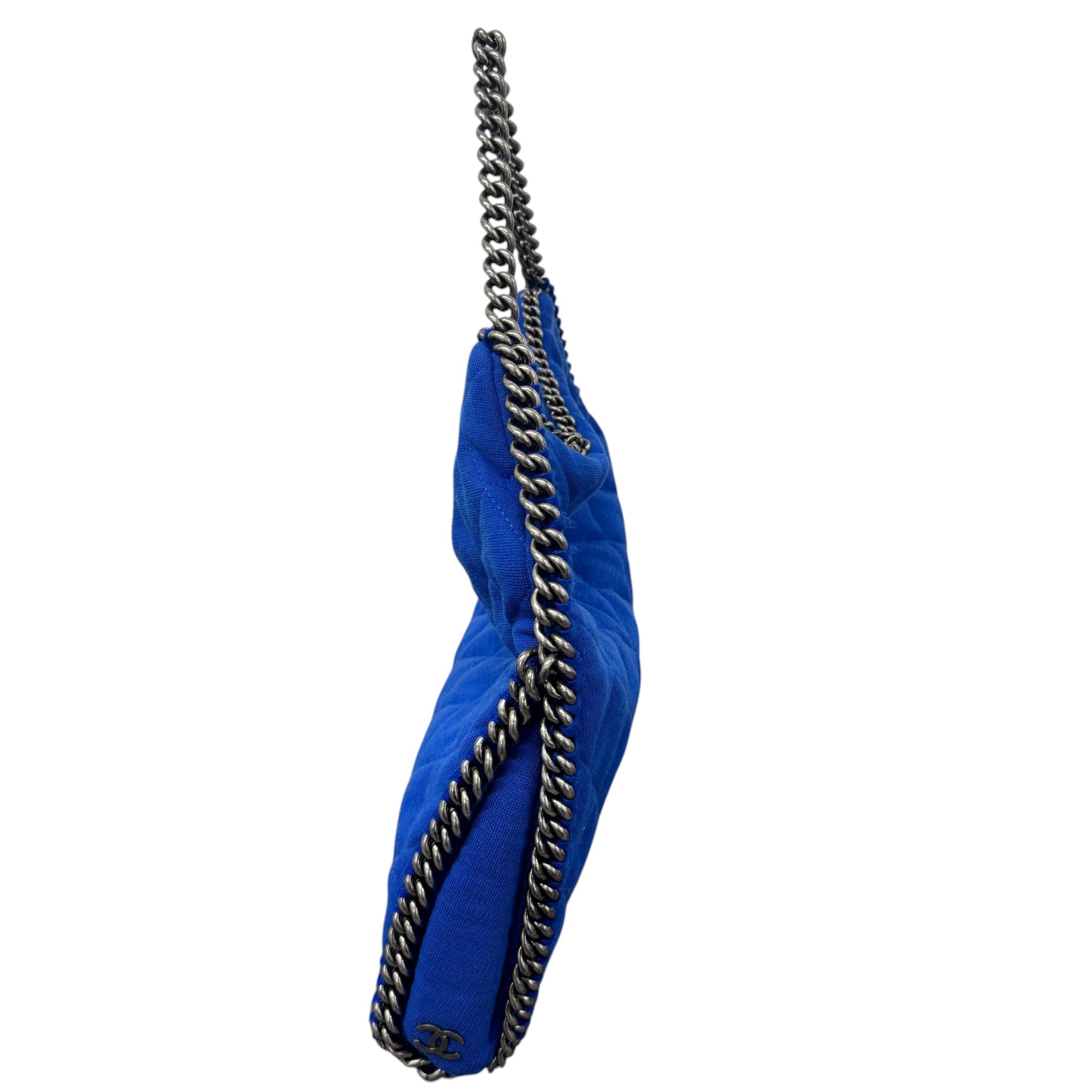 Women's Cc Quilted Flap Handbag Blue