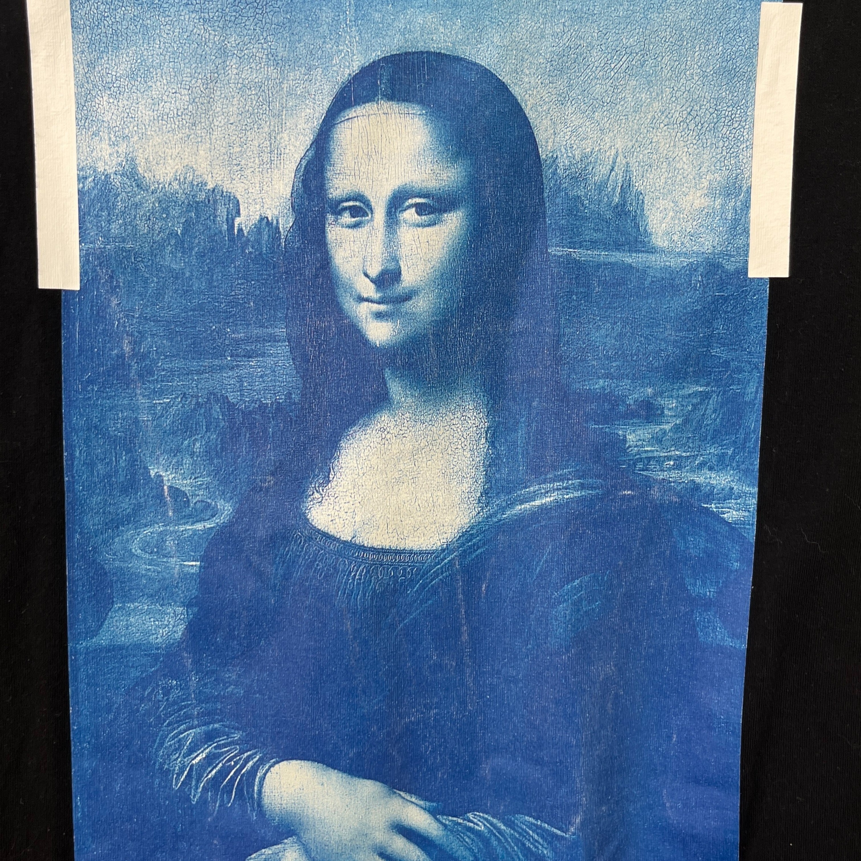 Men's Mona Lisa T-Shirt Black Size S