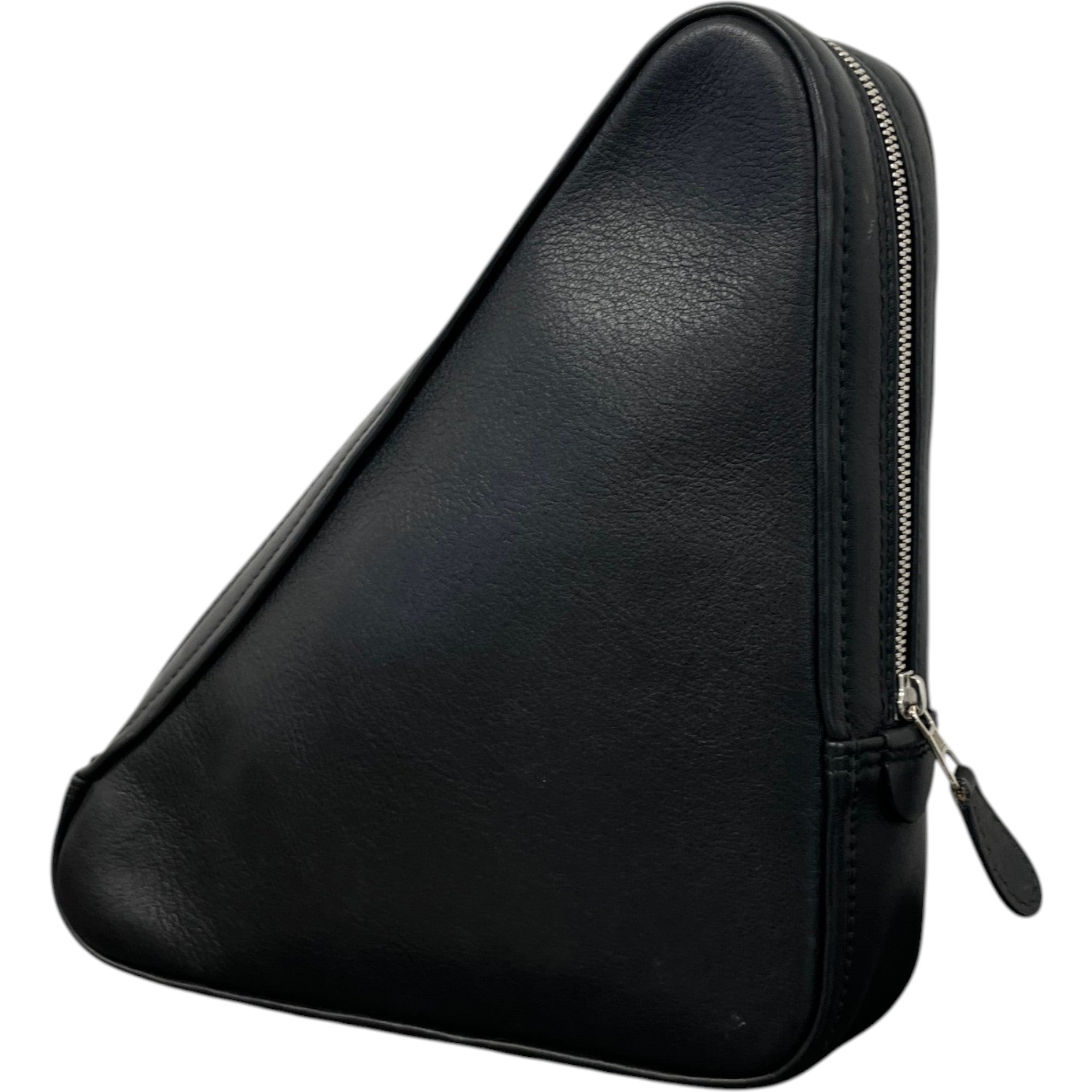 Men's Triangle Logo Toiletry Bag Black