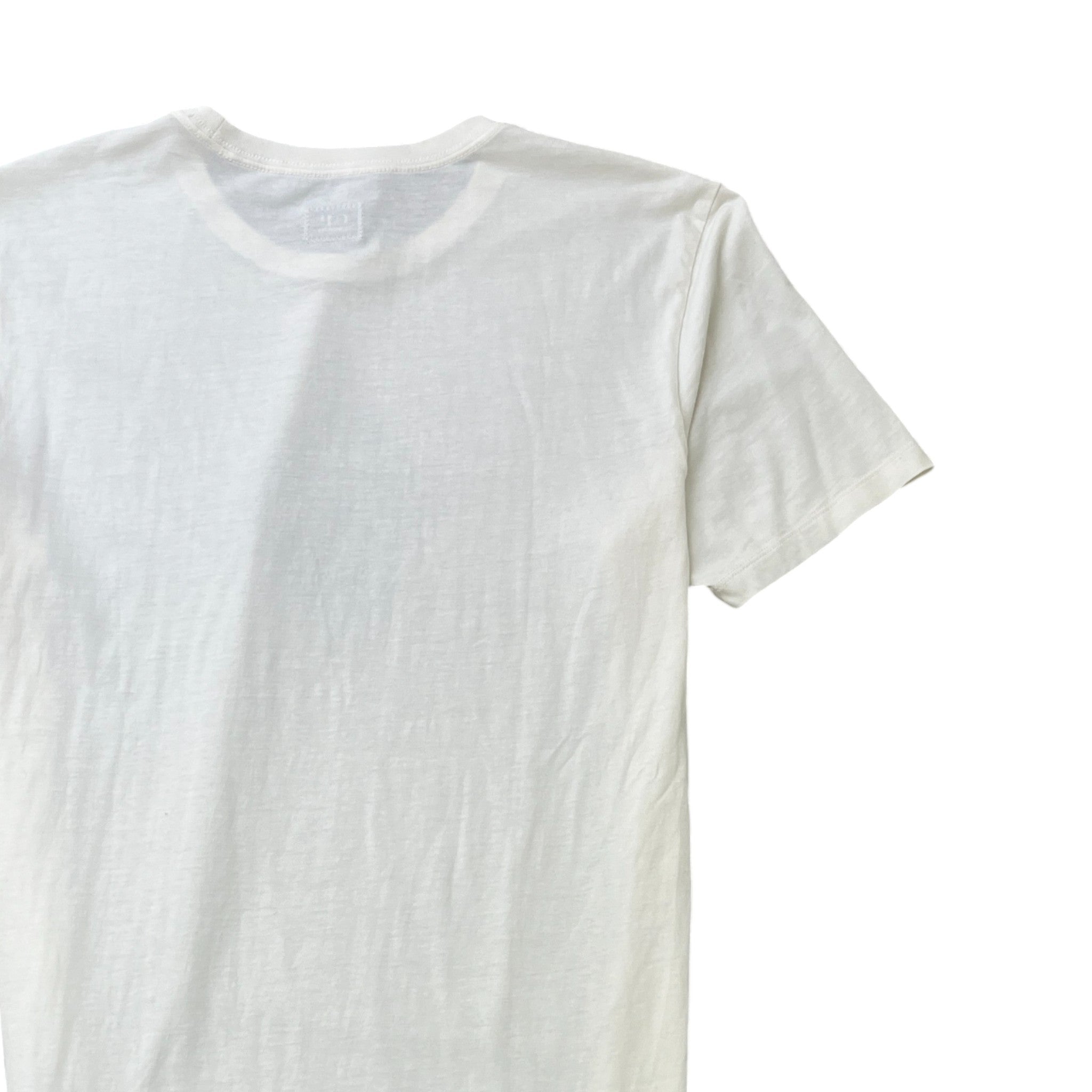 Men's Logo Print T-Shirt White Size M