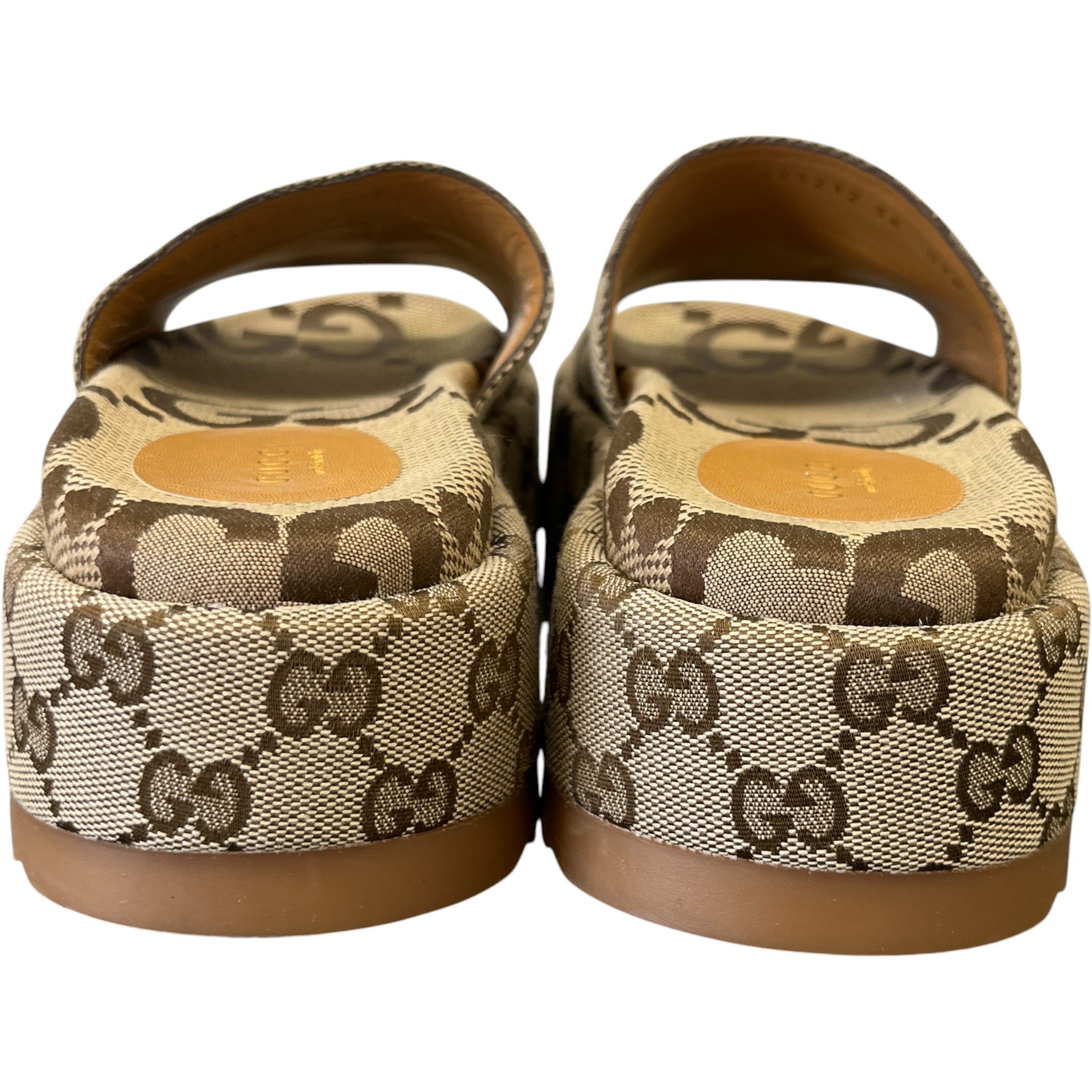 Women's Gg Supreme Platform Slides Beige Size EU 36 / UK 3