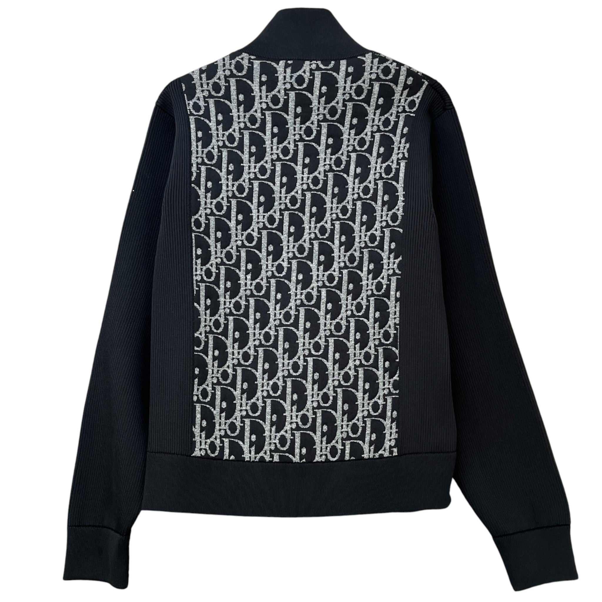 Men's Oblique Knit Jacket Black Size M