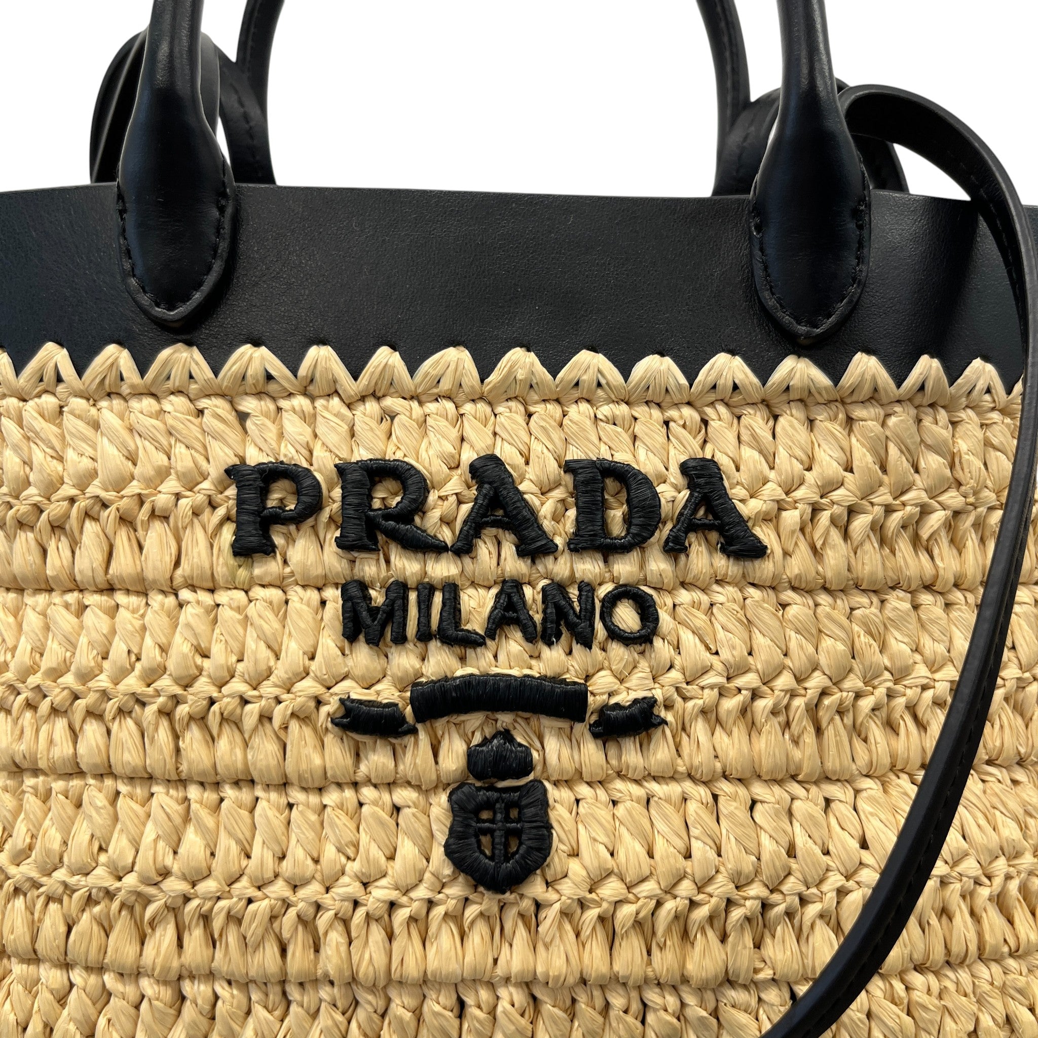 Women's Mini Crochet Tote Handbag Beige