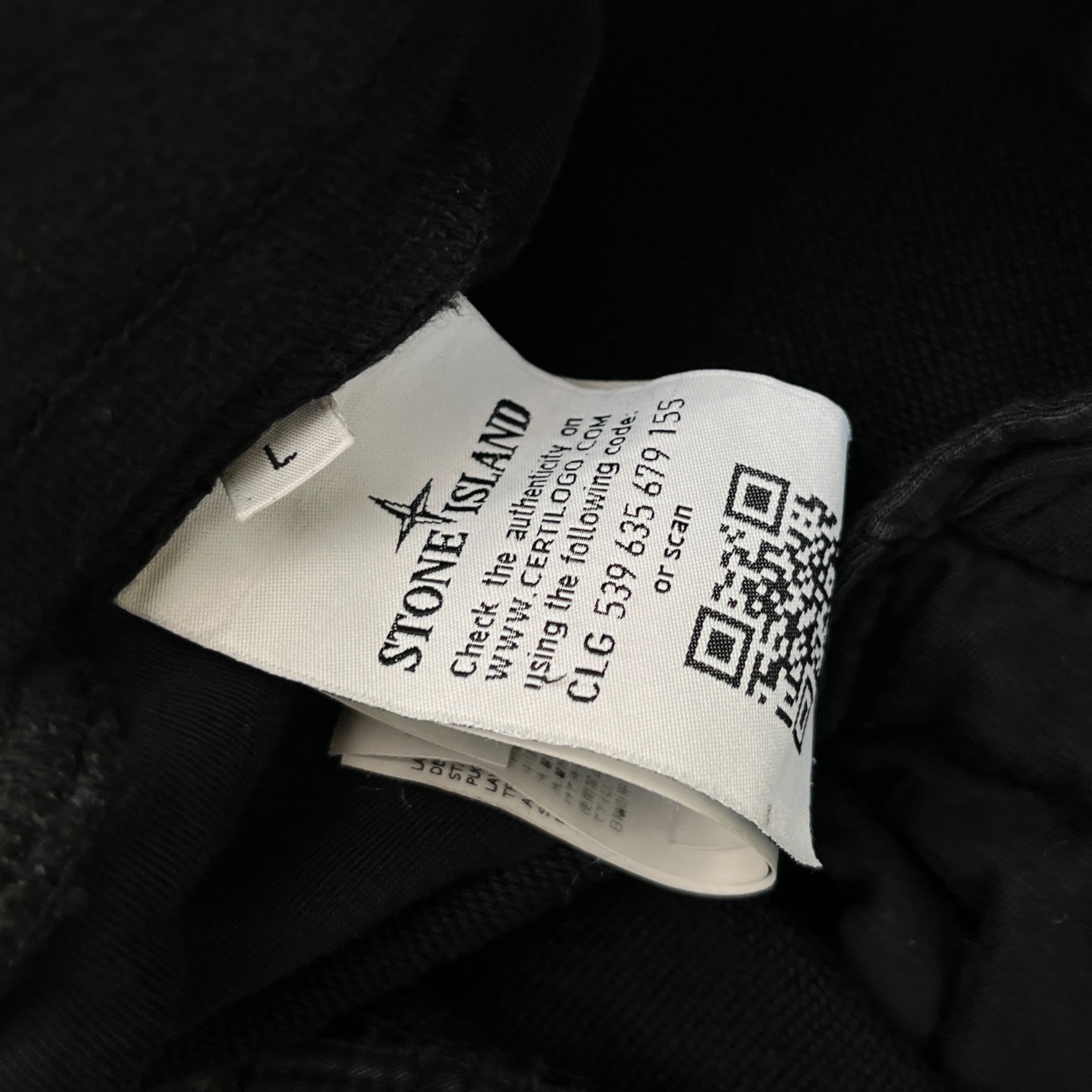 Men's Applique Logo Shorts Black Size L