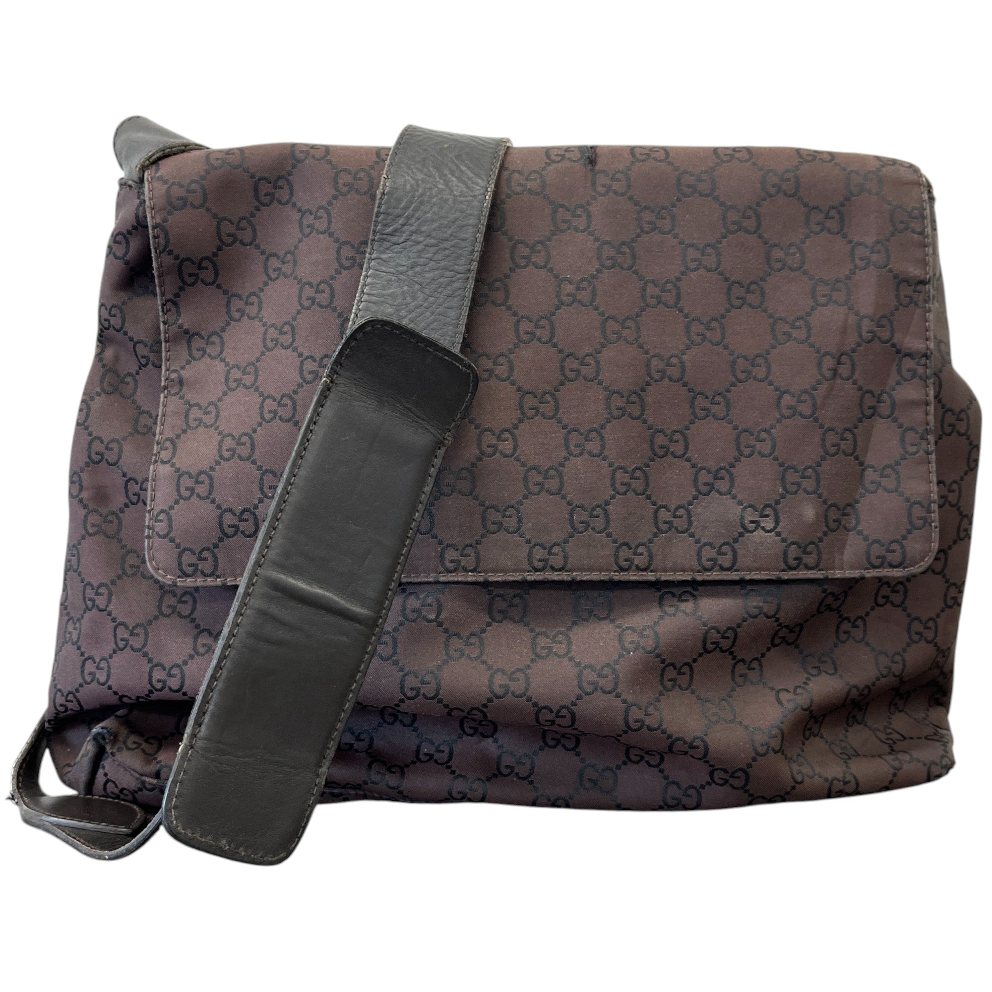 Men's Gg Supreme Messenger Bag Brown