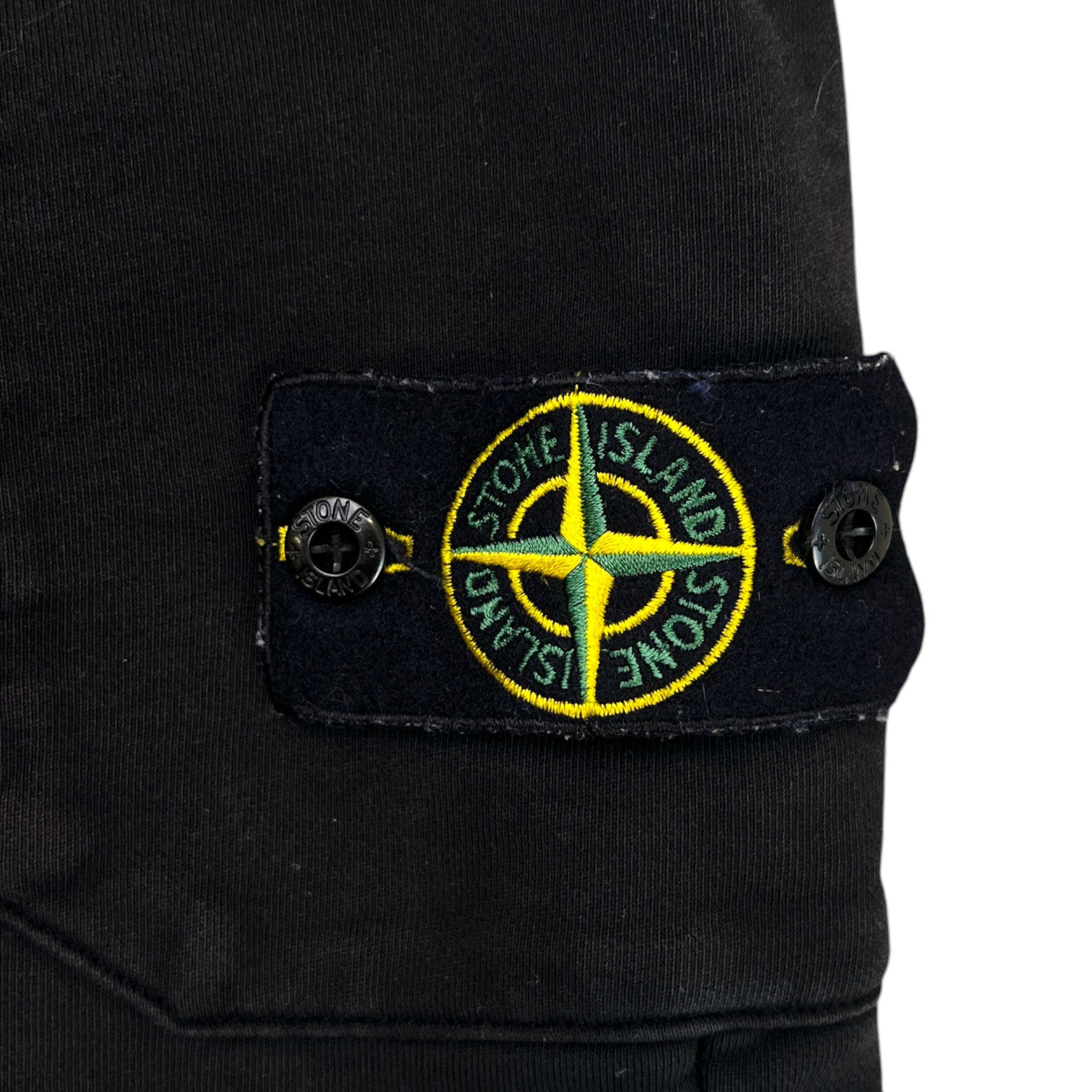 Men's Applique Logo Shorts Black Size L