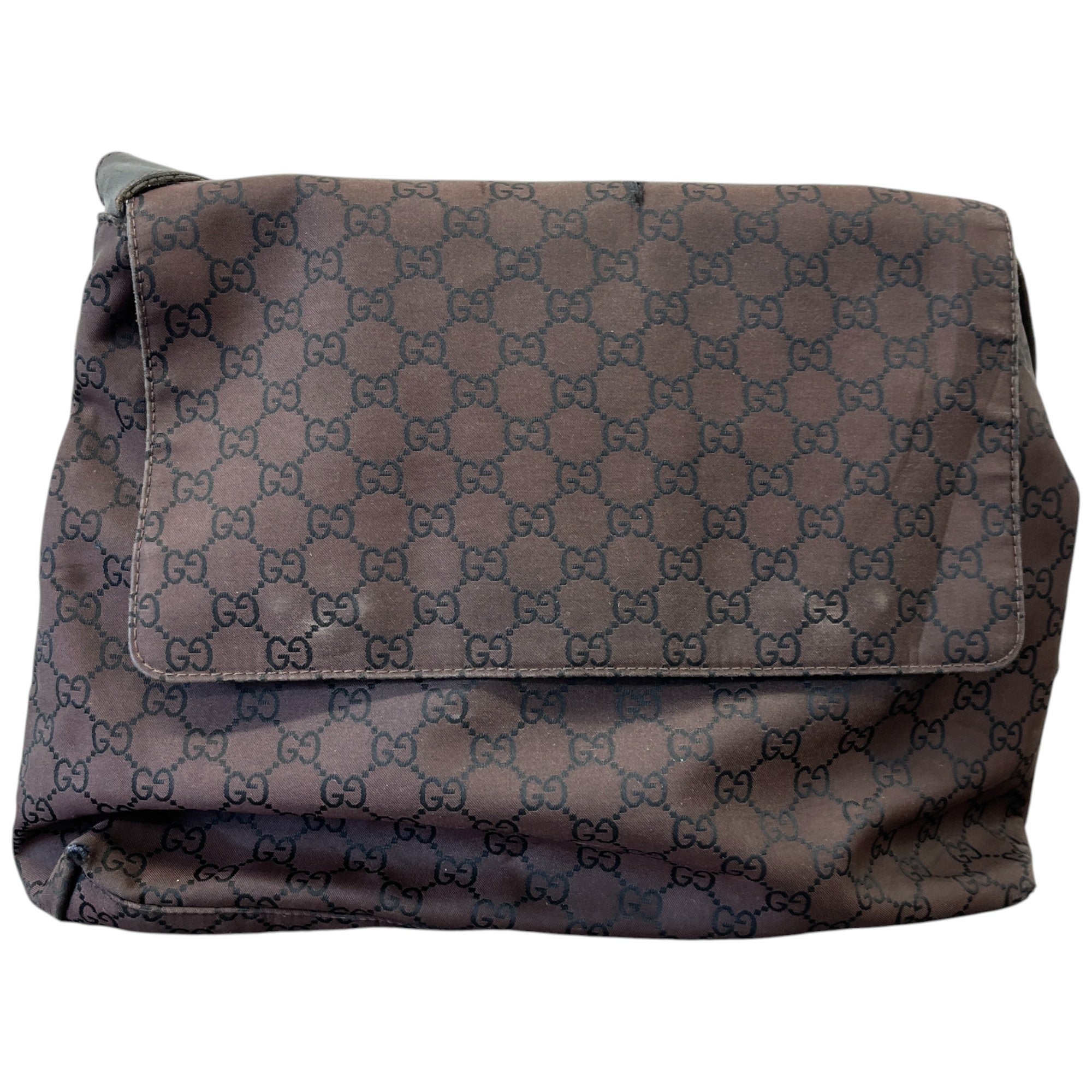 Men's Gg Supreme Messenger Bag Brown