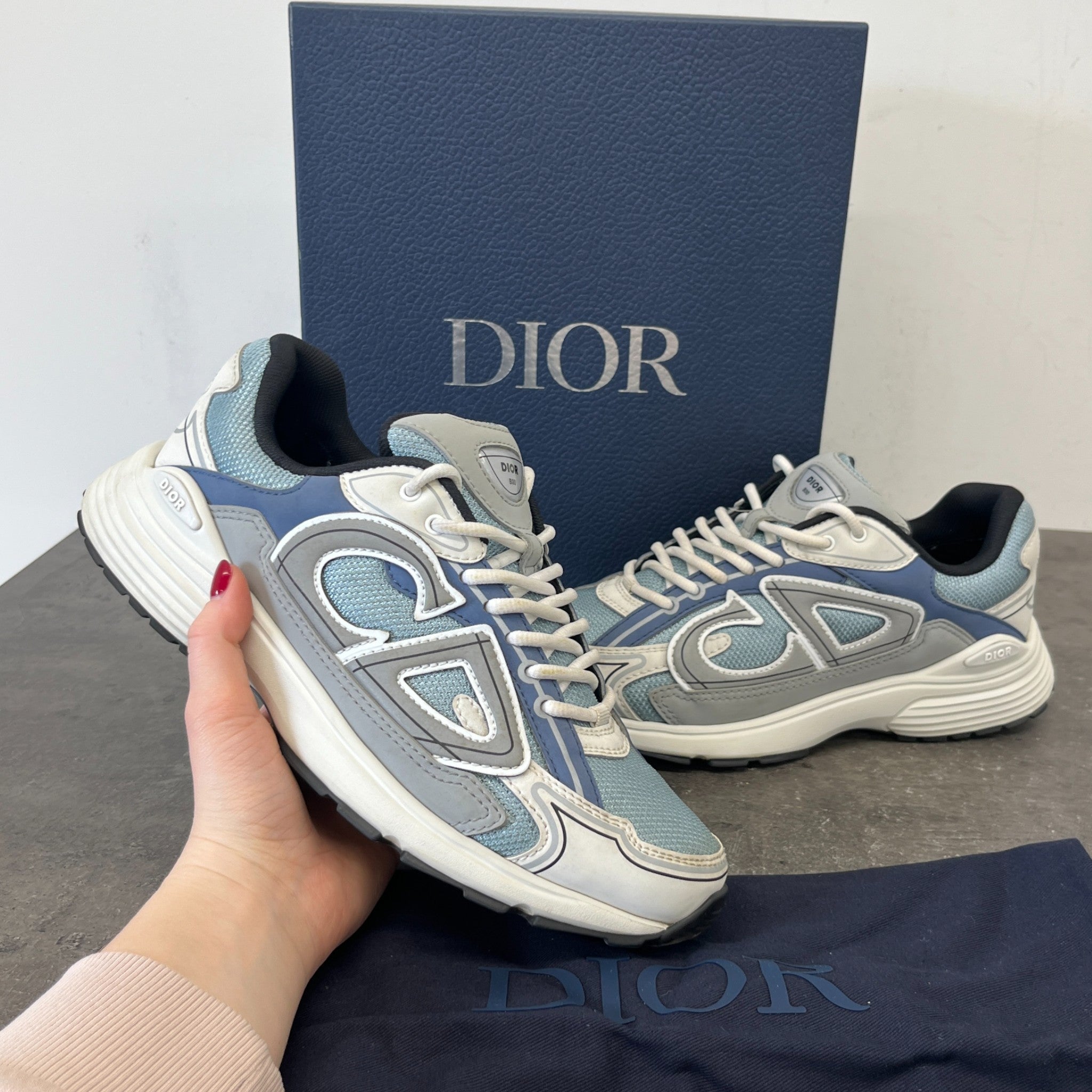 Men's B30 Low Trainers Blue Size EU 40 / UK 6