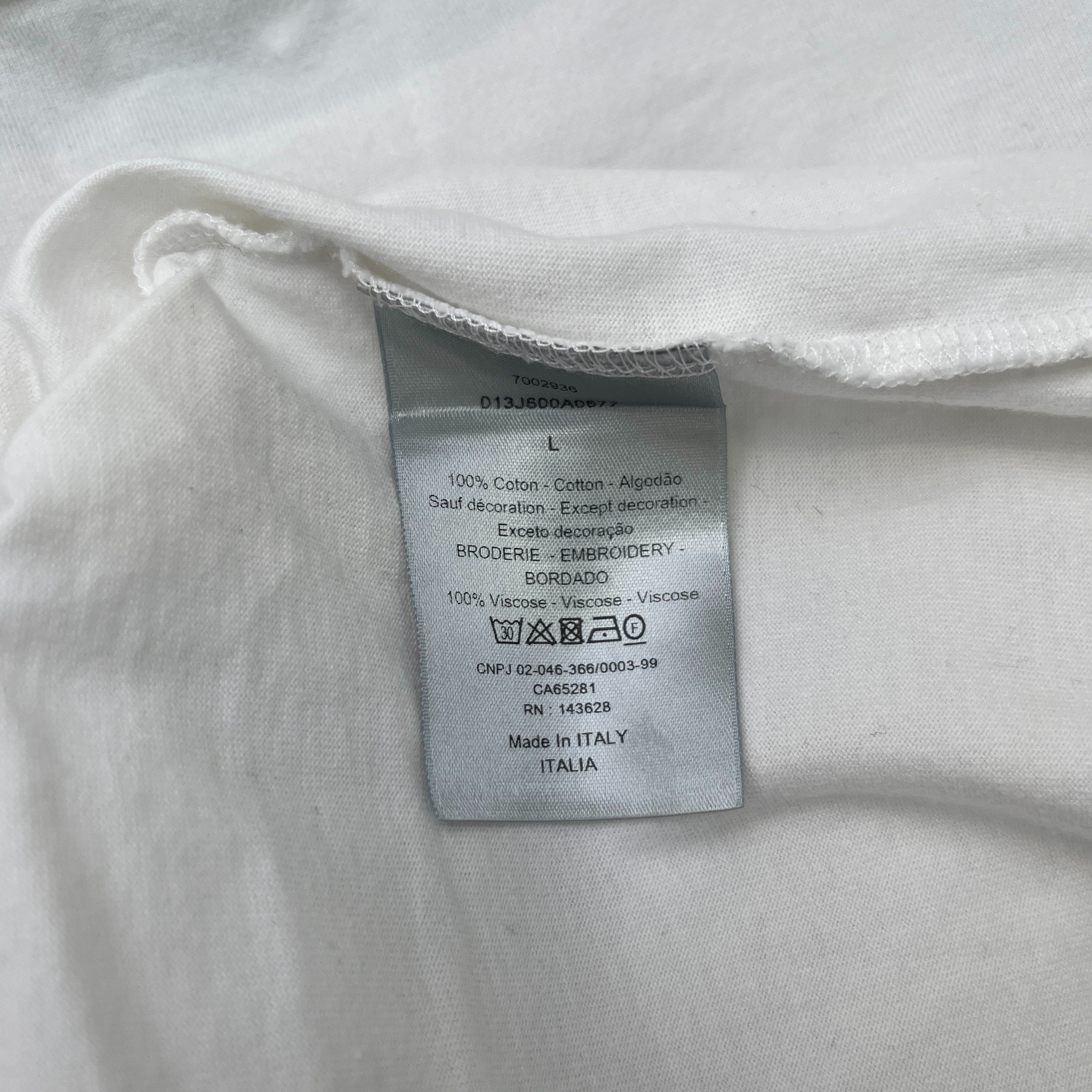 Men's Cd Icon T-Shirt White Size L