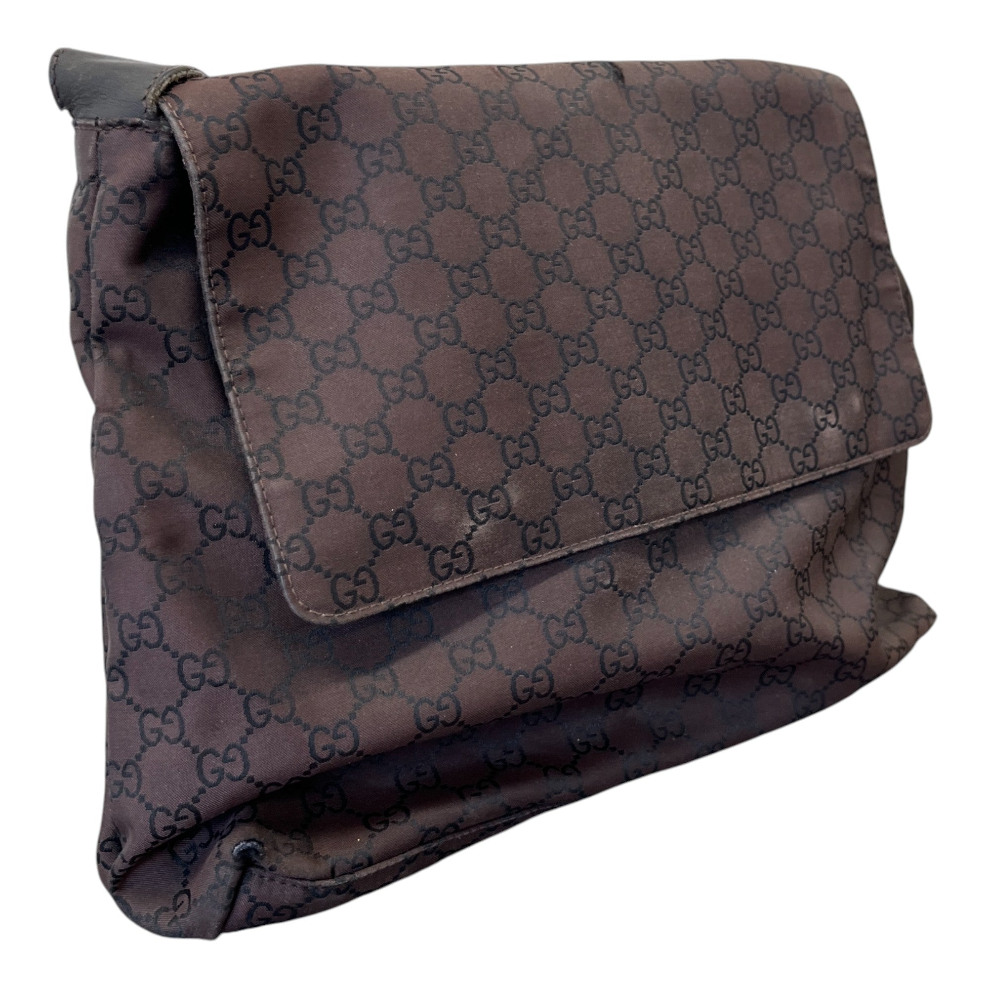 Men's Gg Supreme Messenger Bag Brown