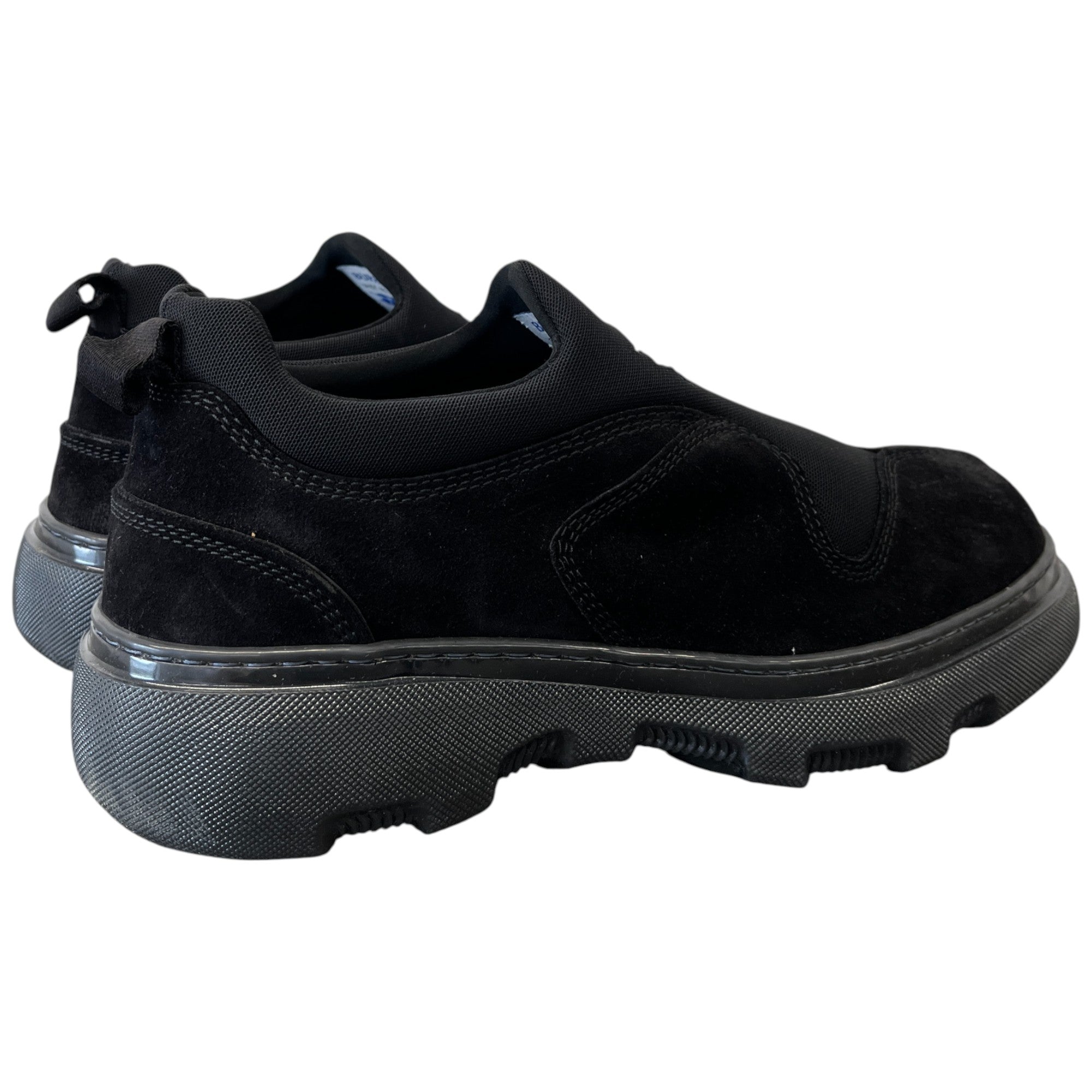 Men's Logo Slip On Low Trainers Black Size EU 44 / UK 10