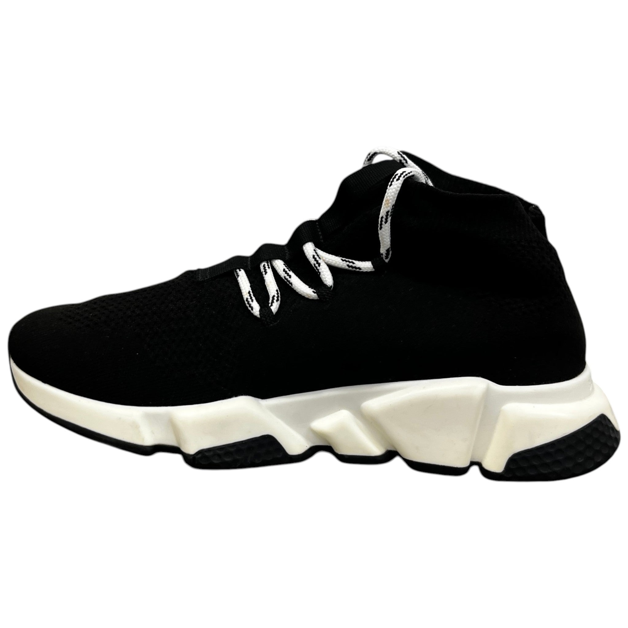 Men's Speed Lace Up High Trainers Black Size EU 40 / UK 6