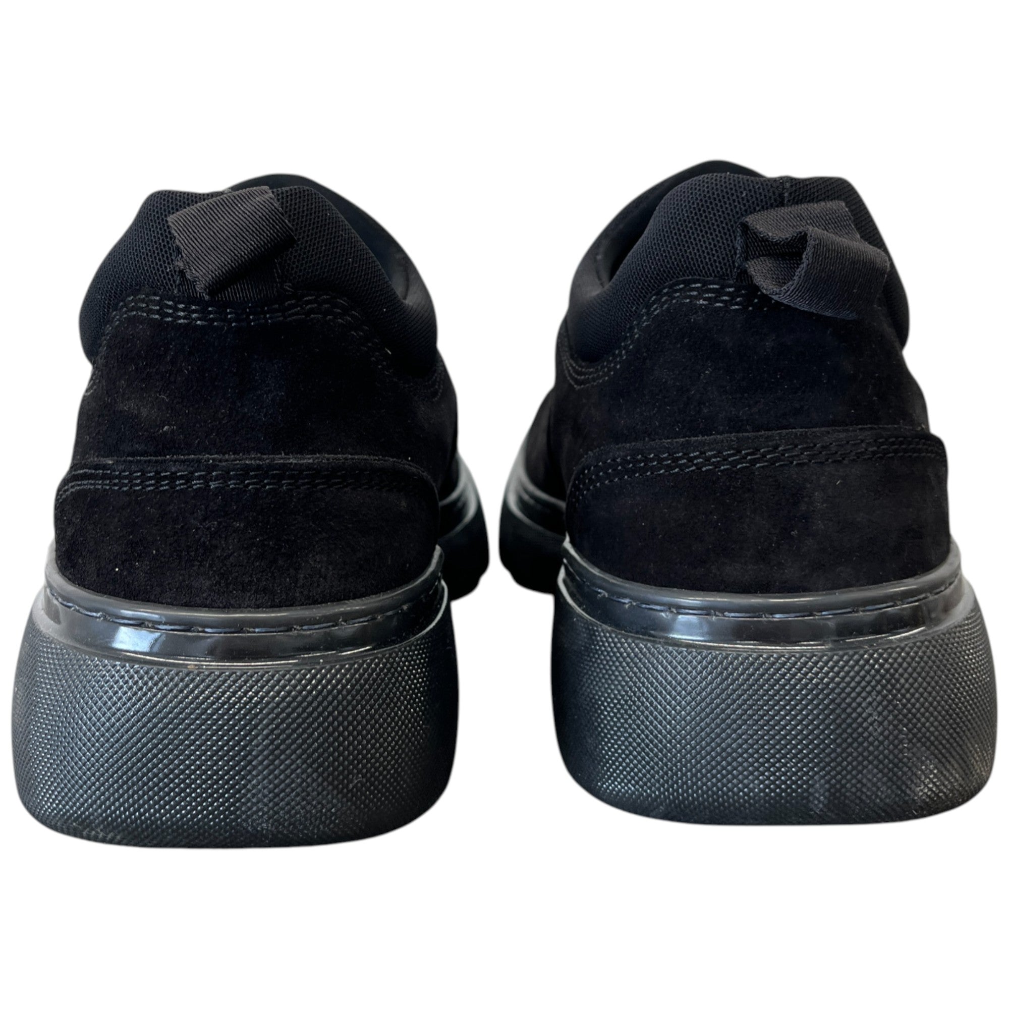 Men's Logo Slip On Low Trainers Black Size EU 44 / UK 10