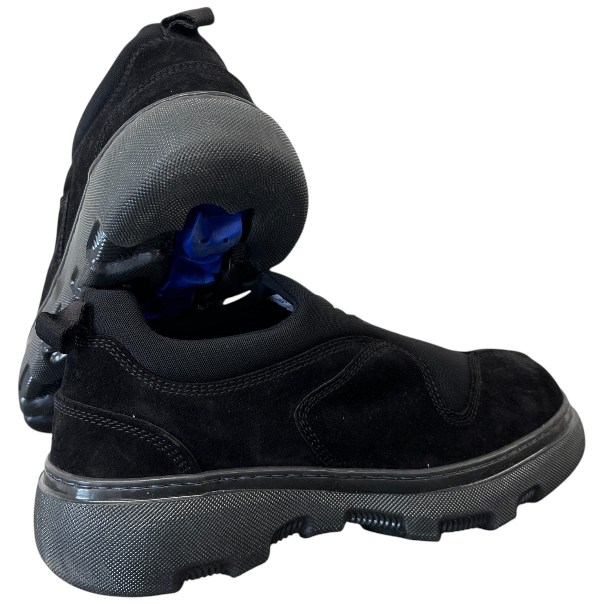 Men's Logo Slip On Low Trainers Black Size EU 44 / UK 10