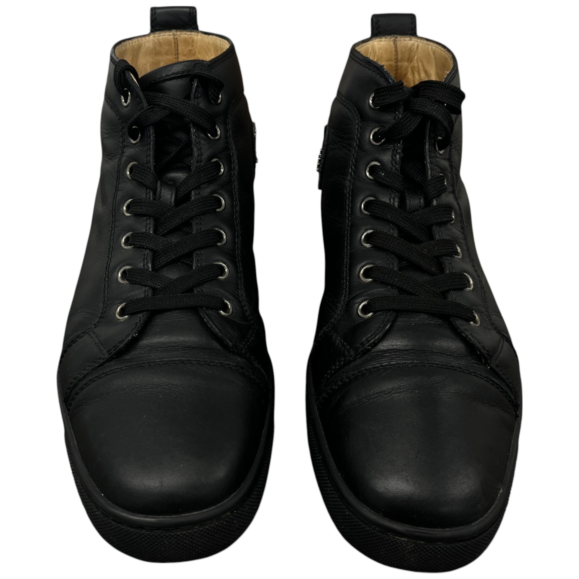 Men's Louis Flat High Trainers Black Size EU 41 / UK 7