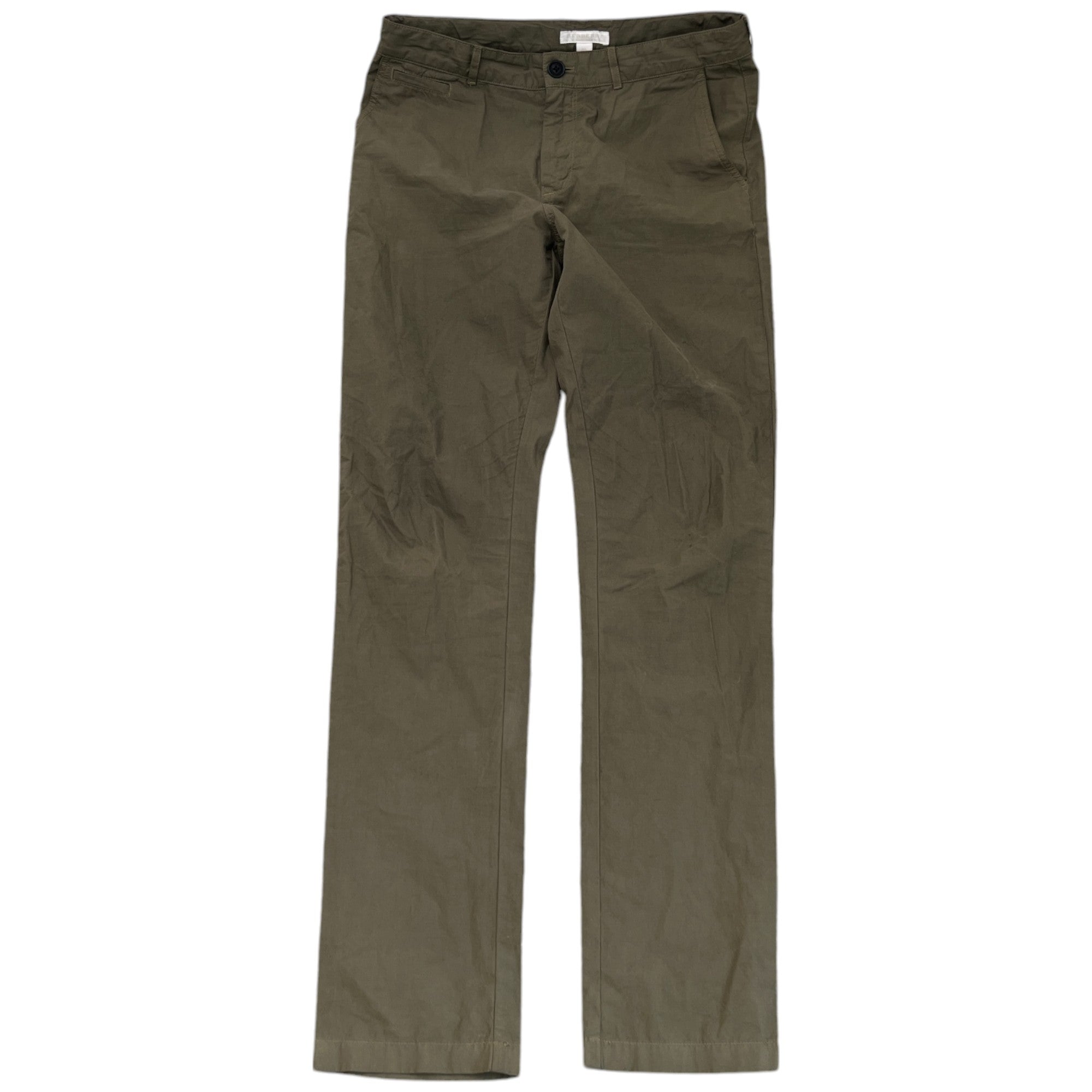 Men's Plaque Logo Kids Trousers Khaki Size Age 14