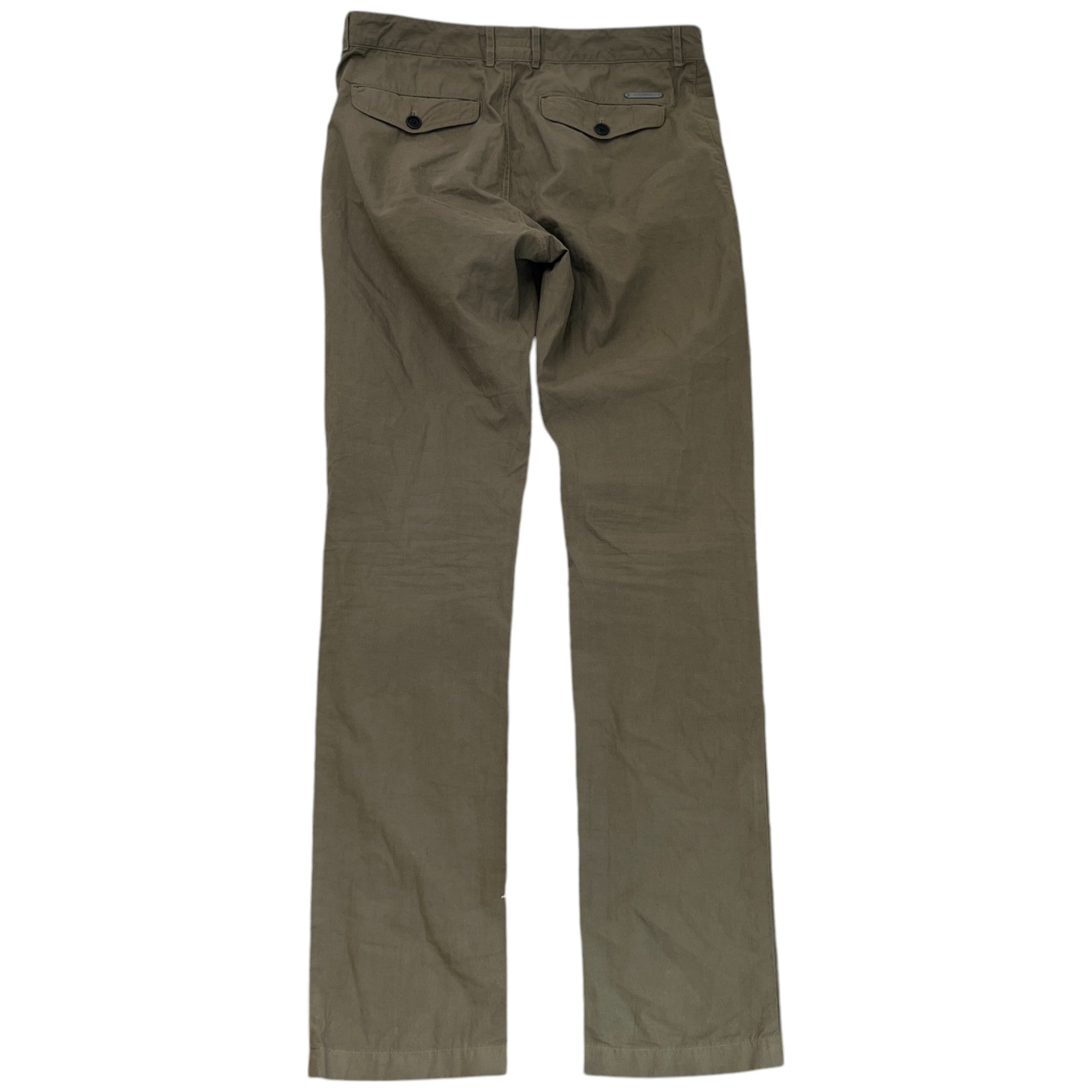 Men's Plaque Logo Kids Trousers Khaki Size Age 14