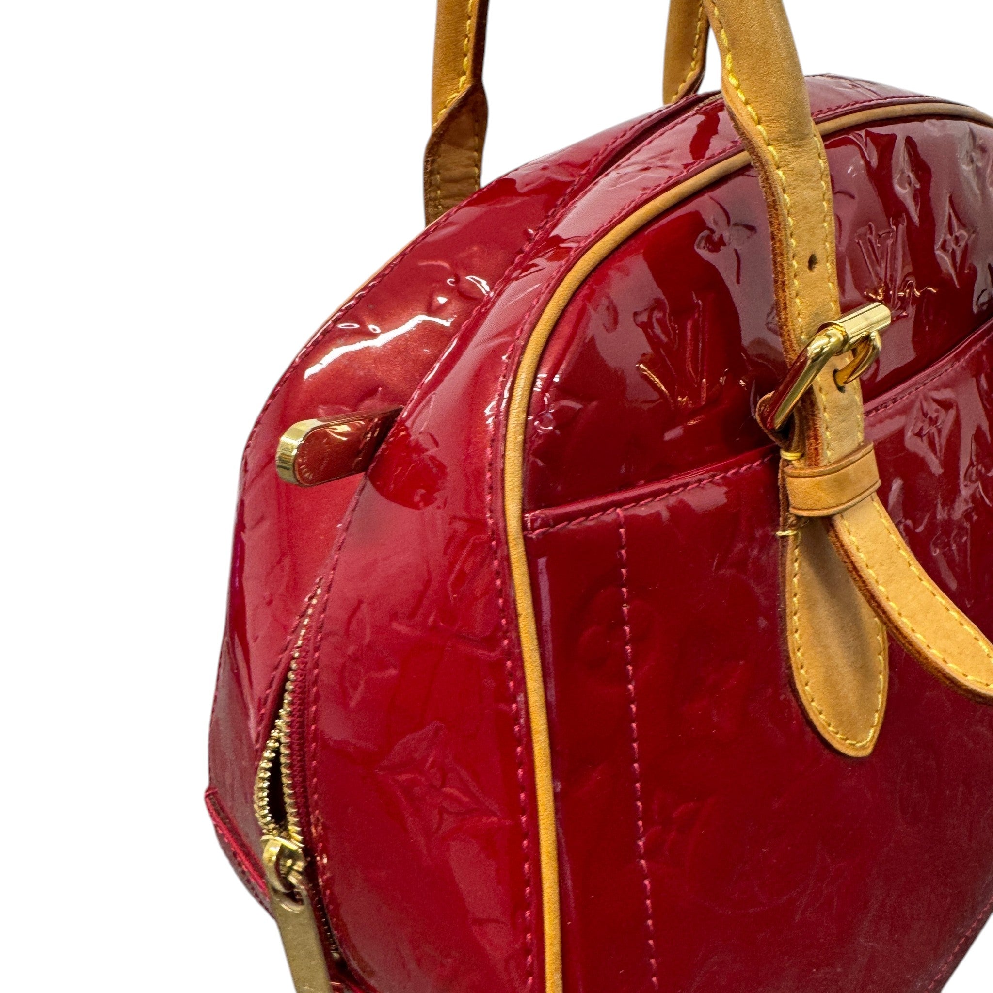 Women's Pomme D'Amour Vernis Summit Handbag Red