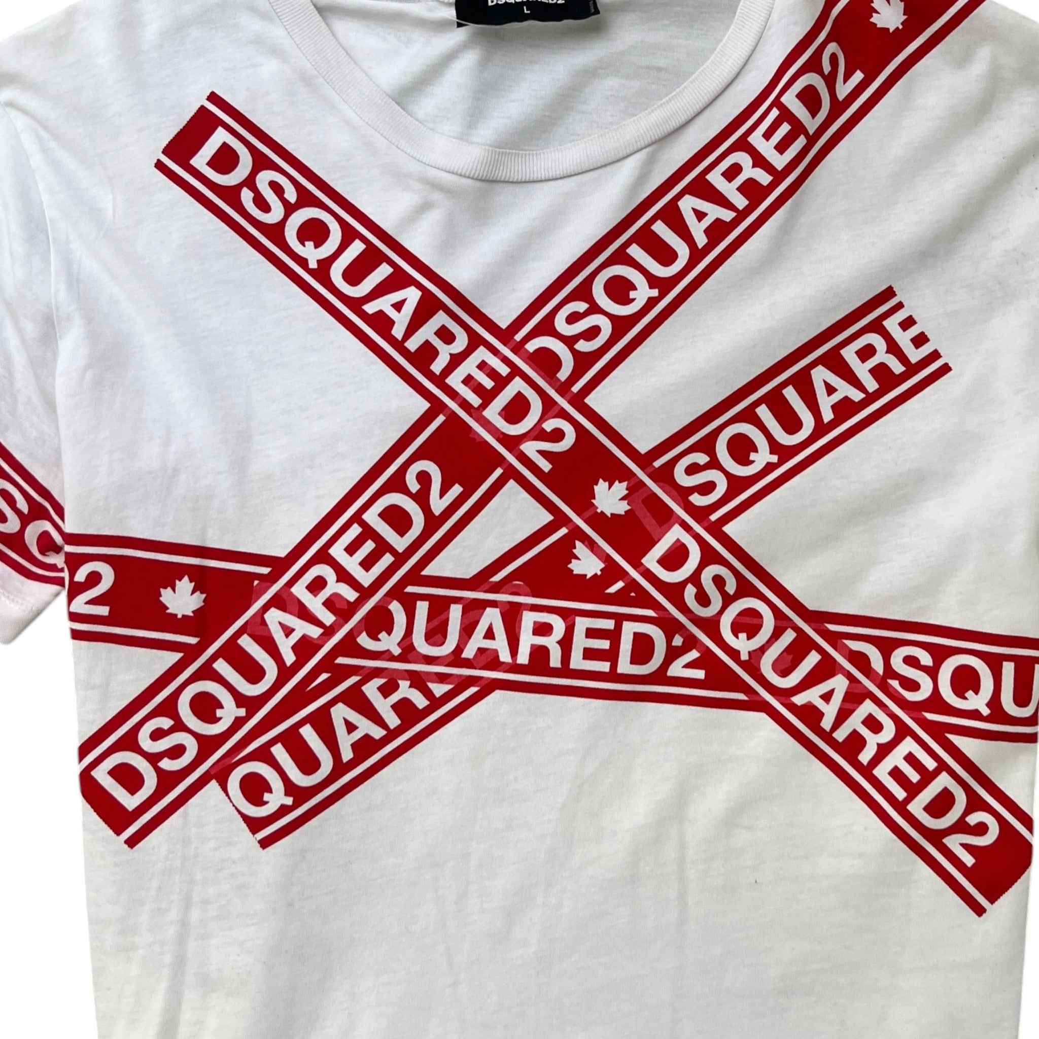Men's Logo T-Shirt White Size L