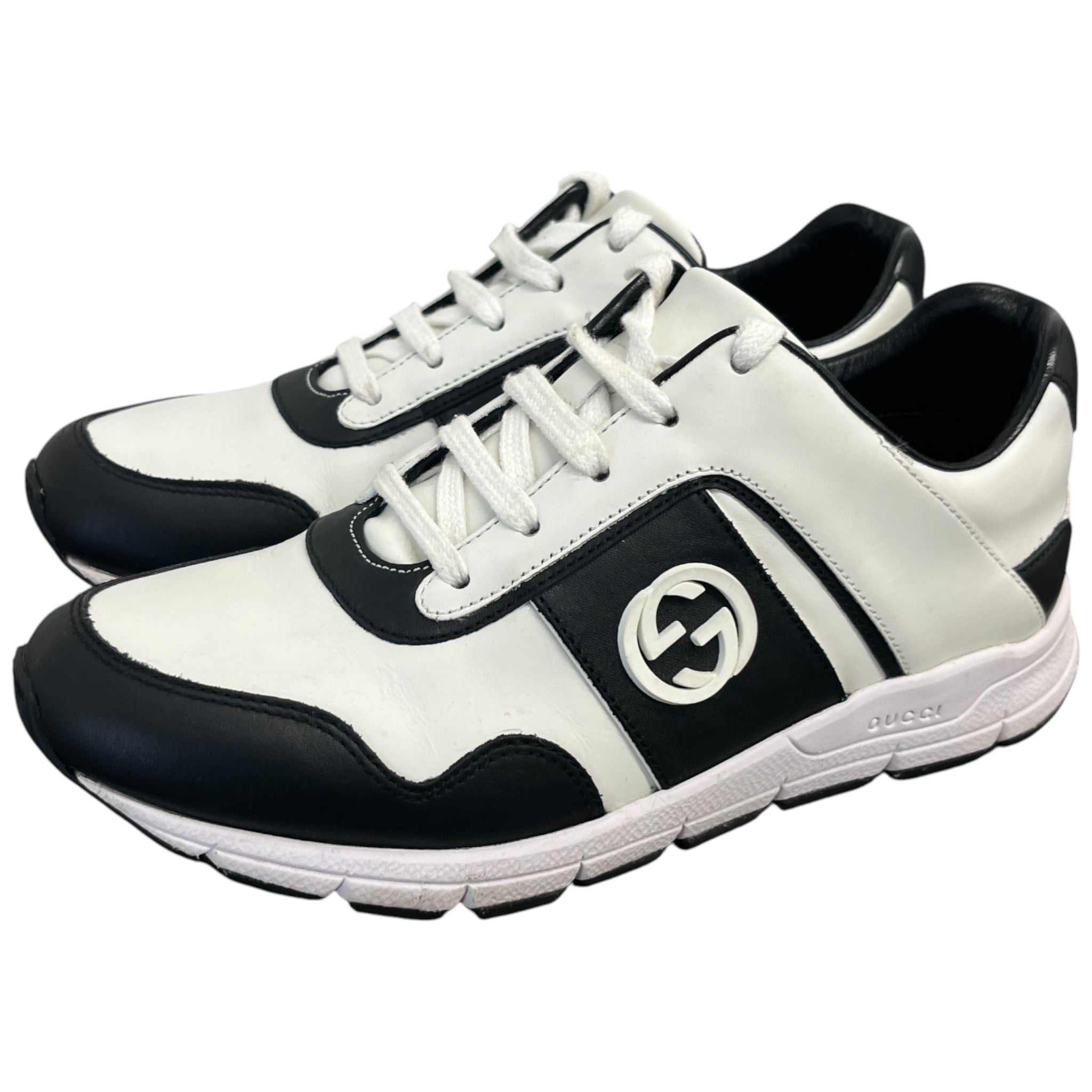 Women's Interlocking G Low Trainers White Size EU 37 / UK 4