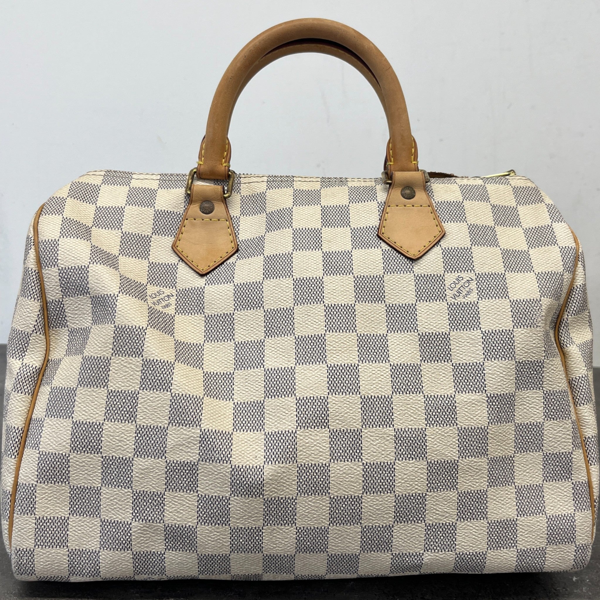 Women's Damier Azur Speedy 30 Bag White