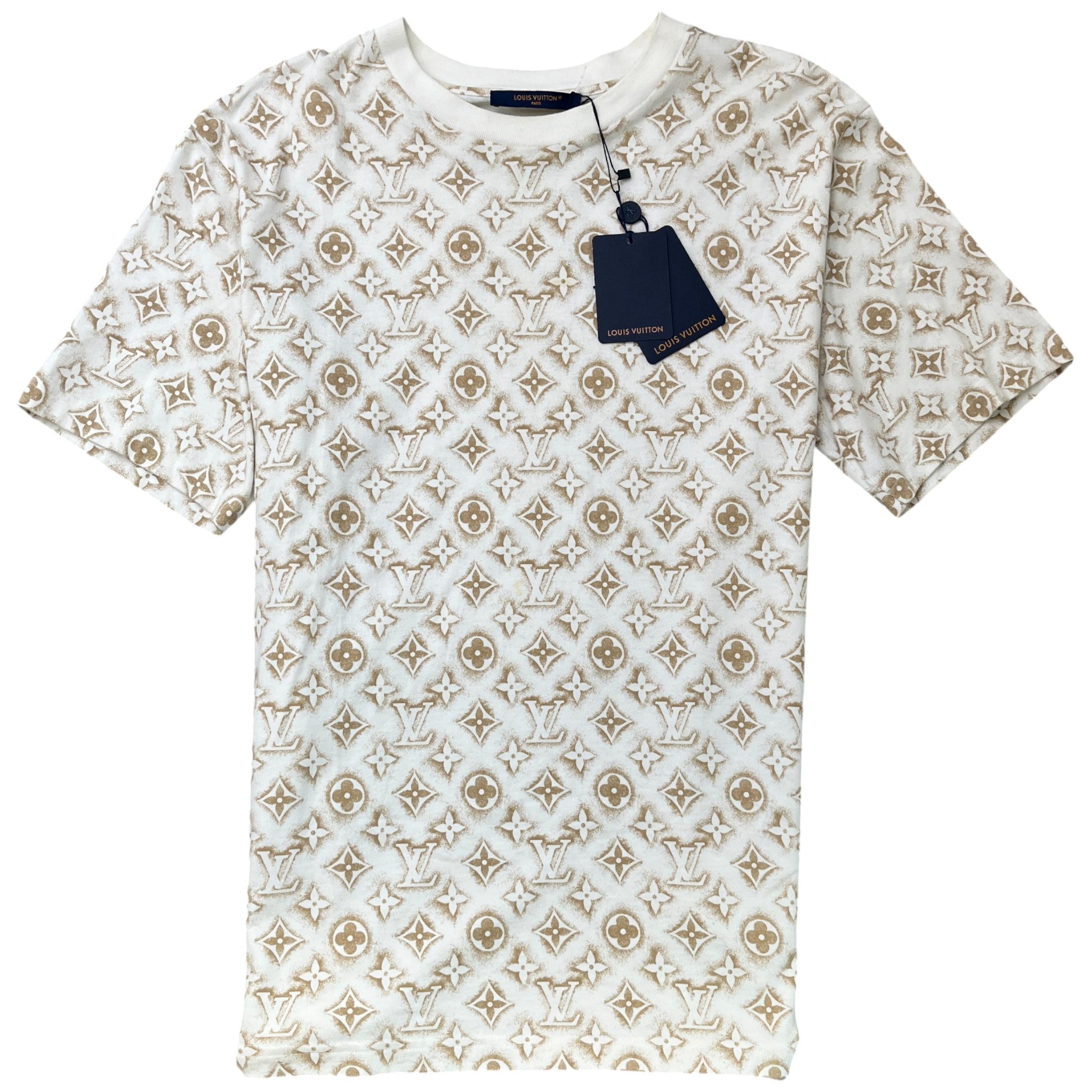 Men's Monogram Sand T-Shirt Beige Size XL