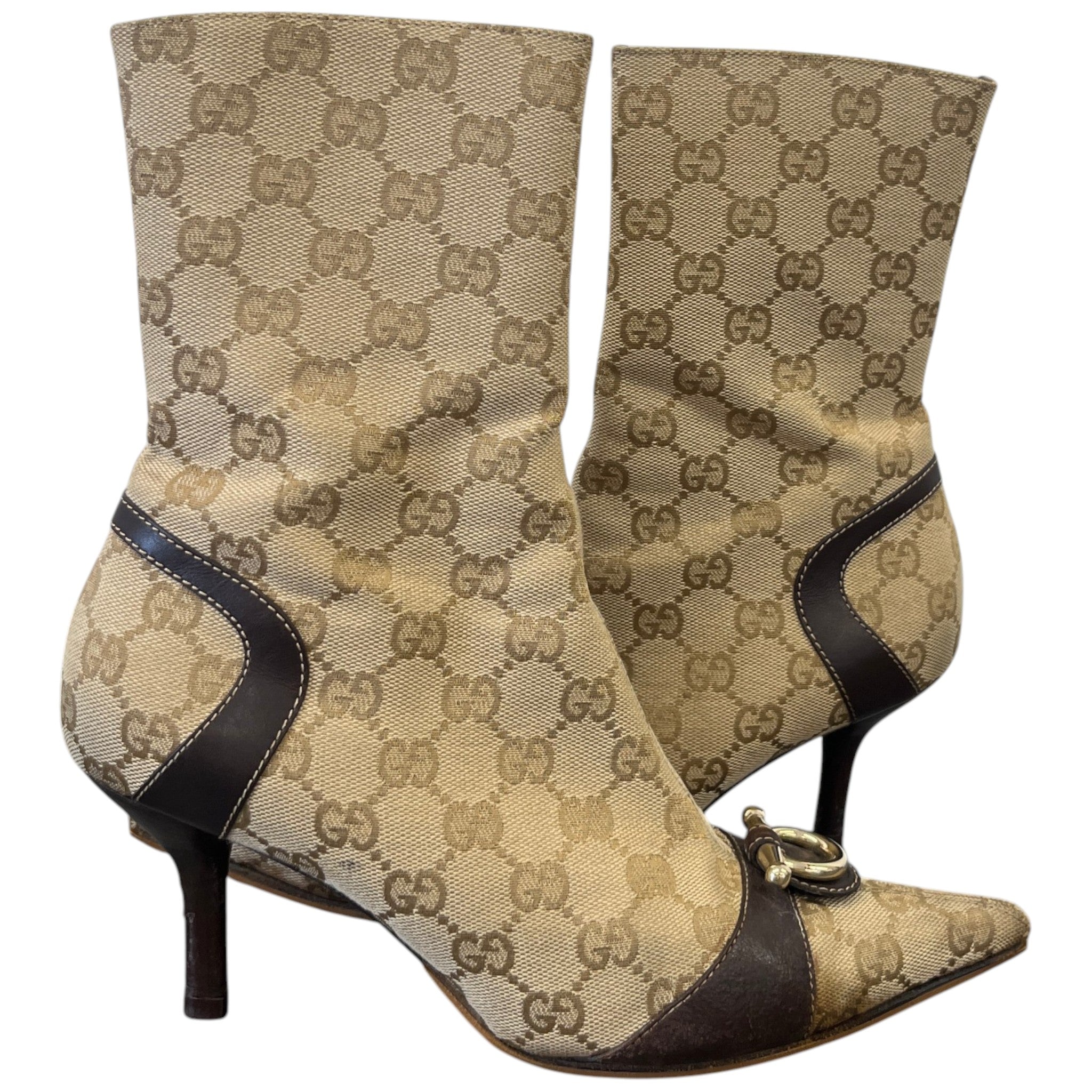 Women's Gg Supreme Boomshell Boots Beige Size EU 37 / UK 4