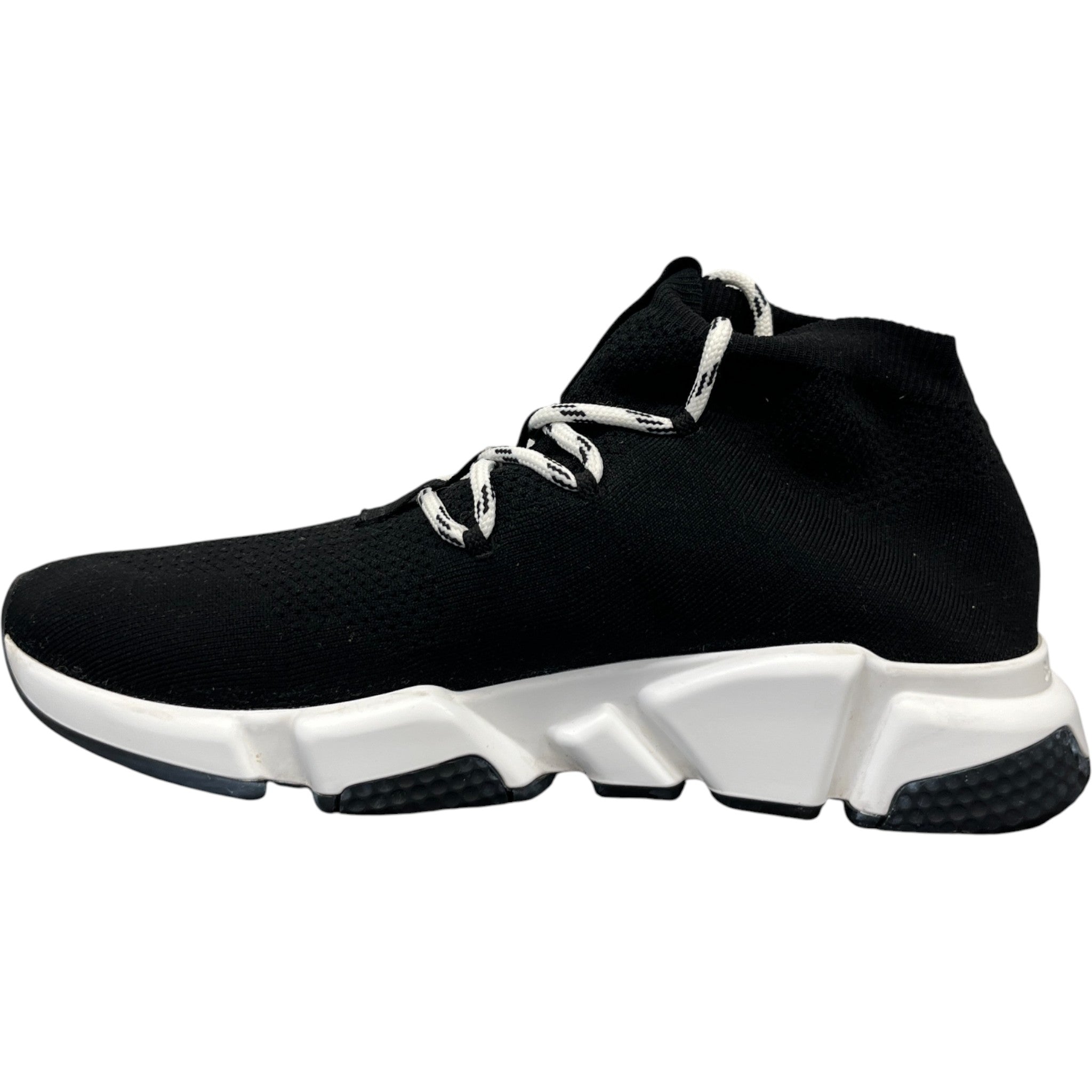 Men's Speed Lace-Up High Trainers Black Size EU 40 / UK 6