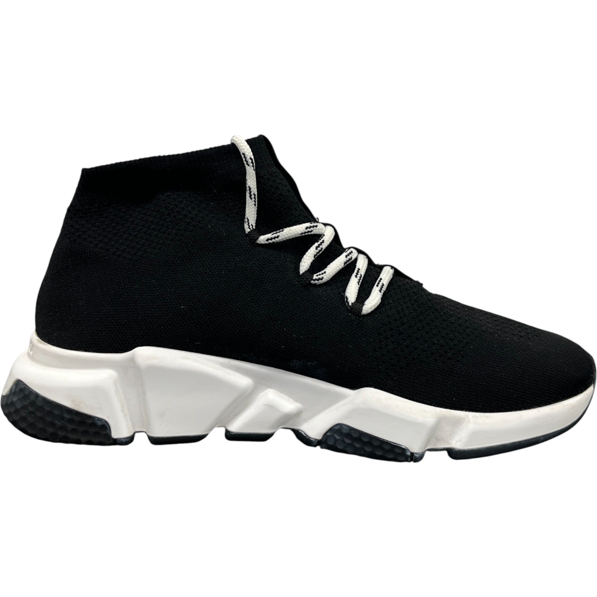 Men's Speed Lace-Up High Trainers Black Size EU 40 / UK 6