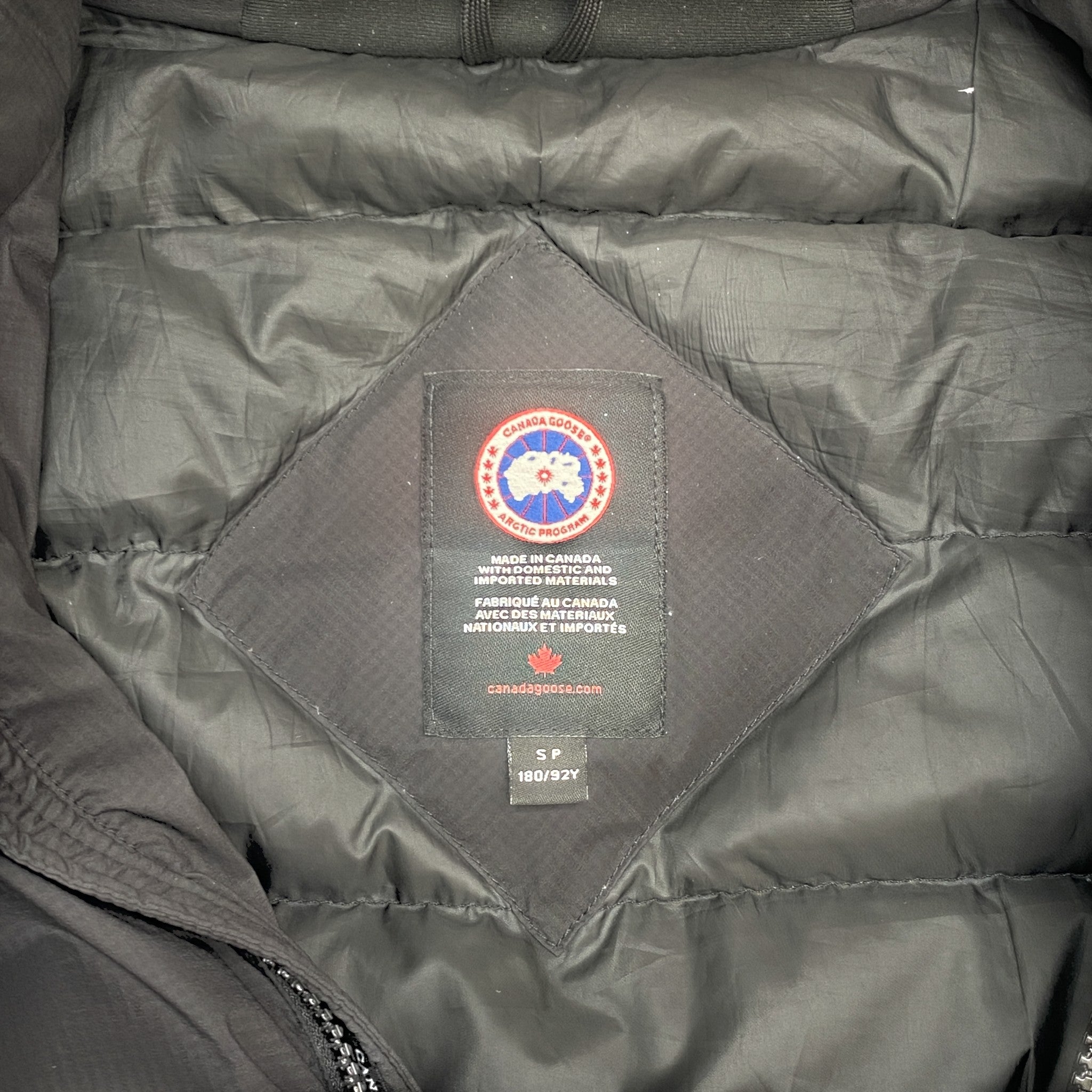 Men's Lodge Down Jacket Black Size S