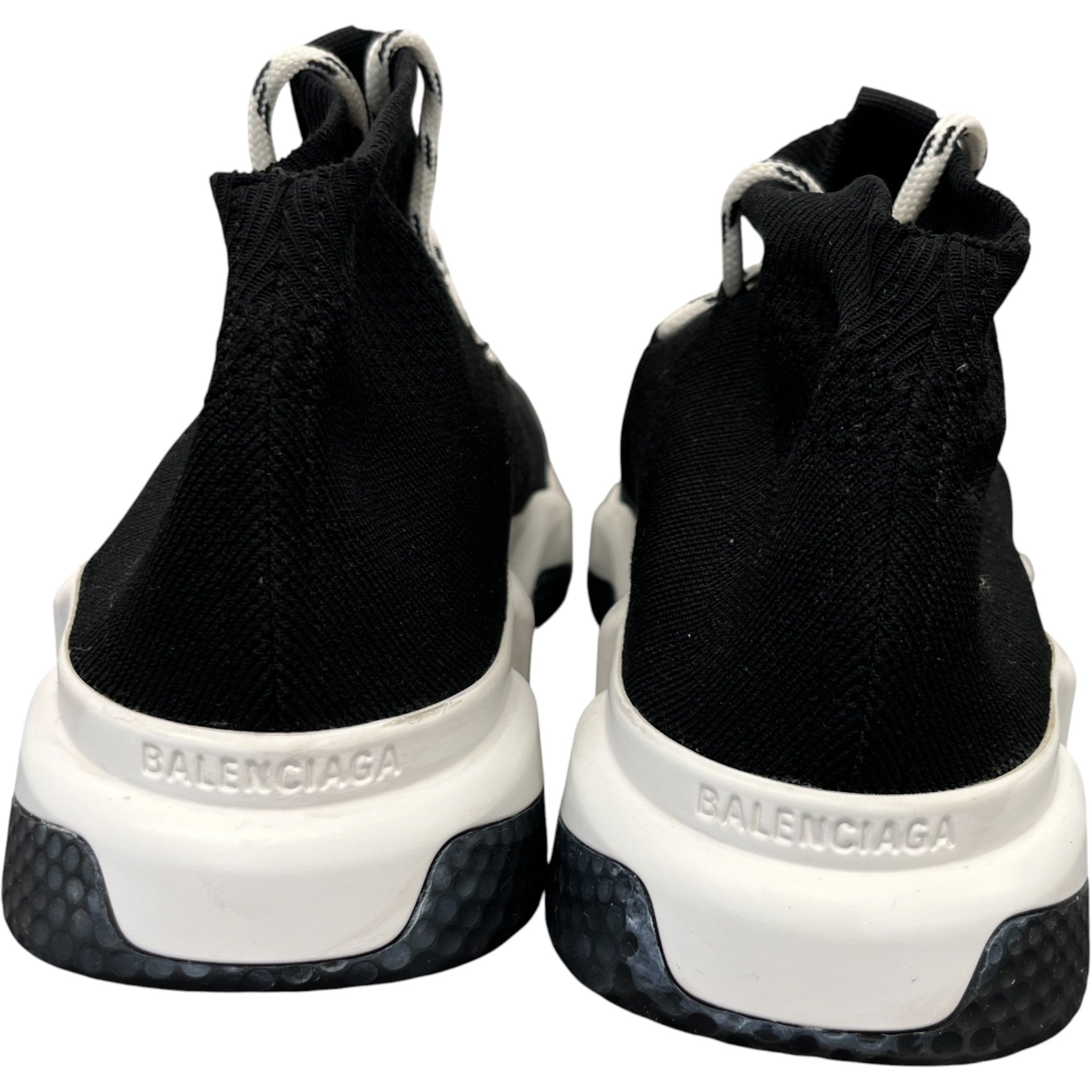 Men's Speed Lace-Up High Trainers Black Size EU 40 / UK 6