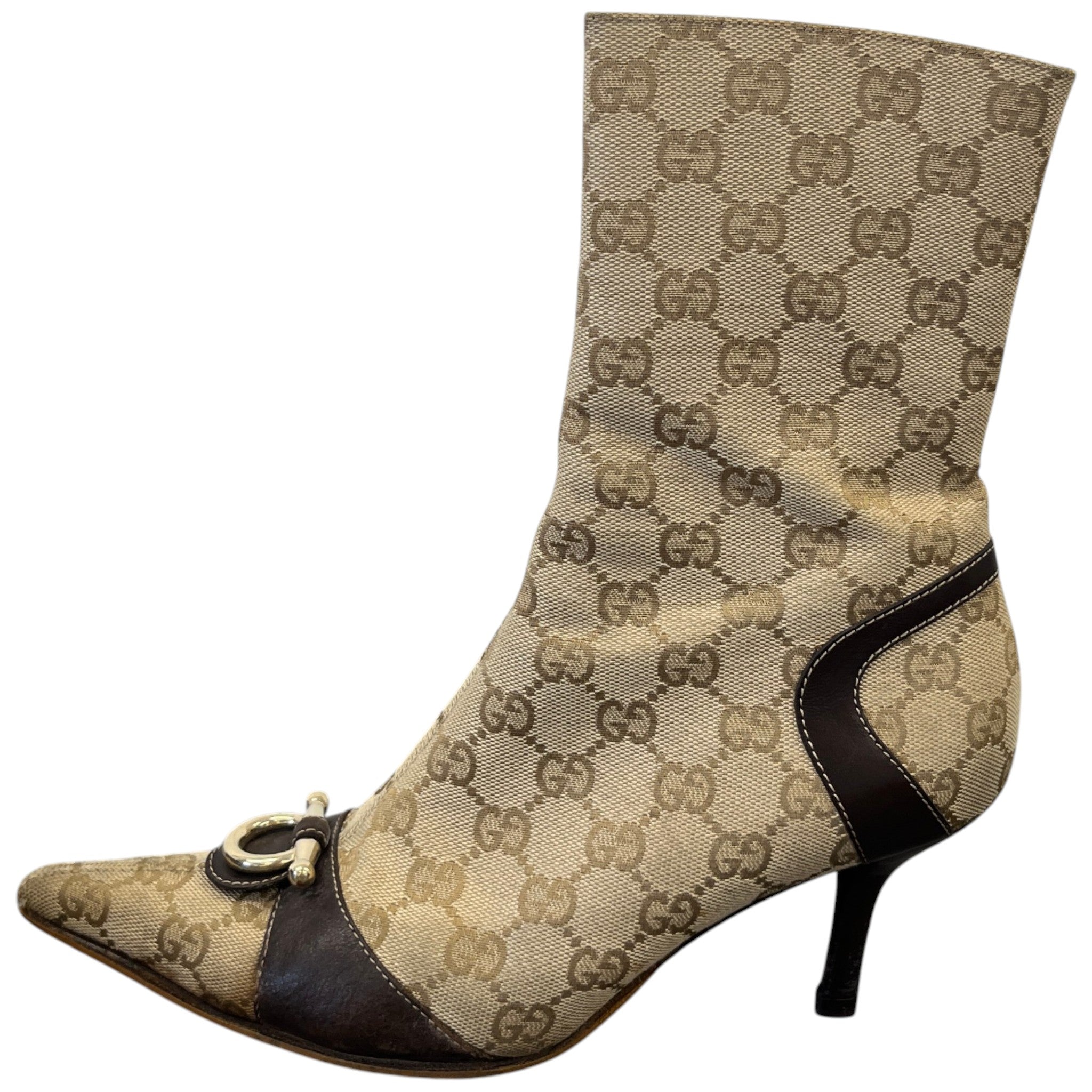 Women's Gg Supreme Boomshell Boots Beige Size EU 37 / UK 4