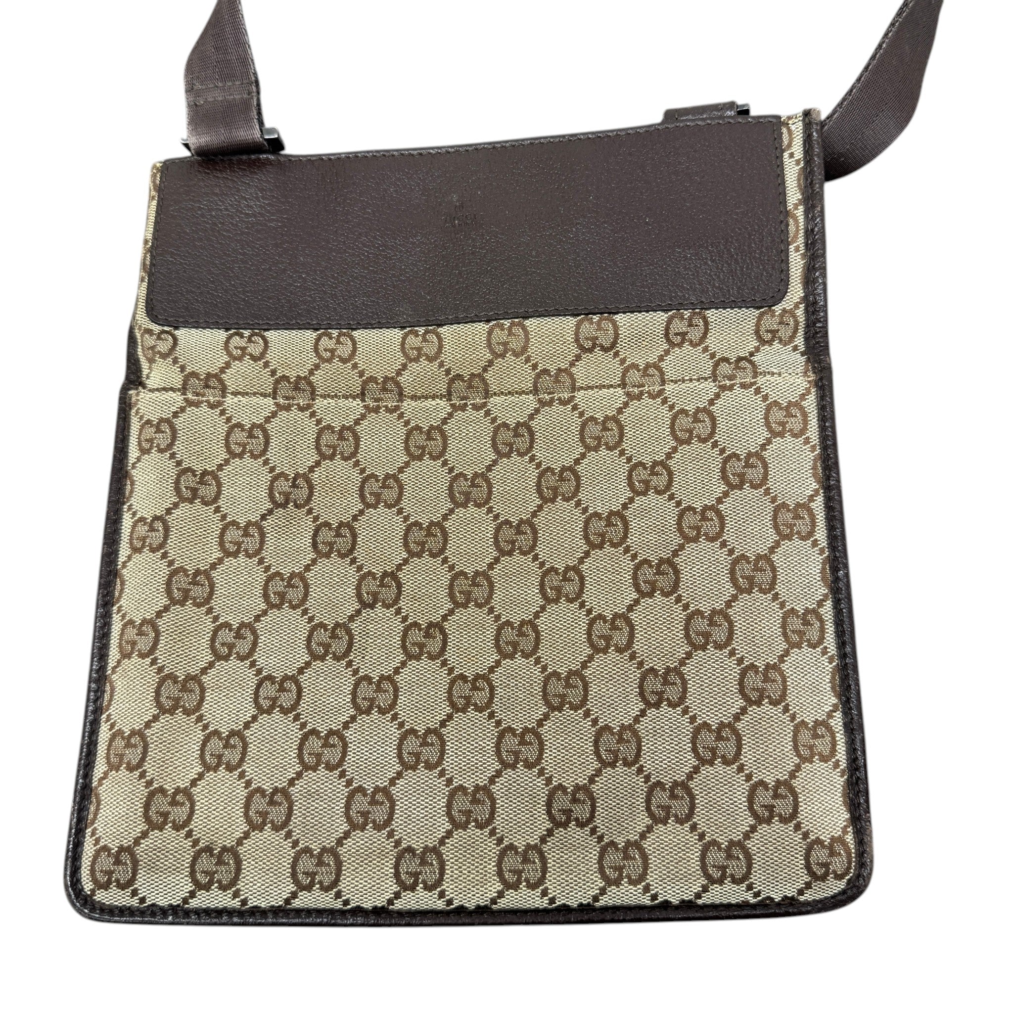 Men's Gg Supreme Messenger Bag Beige