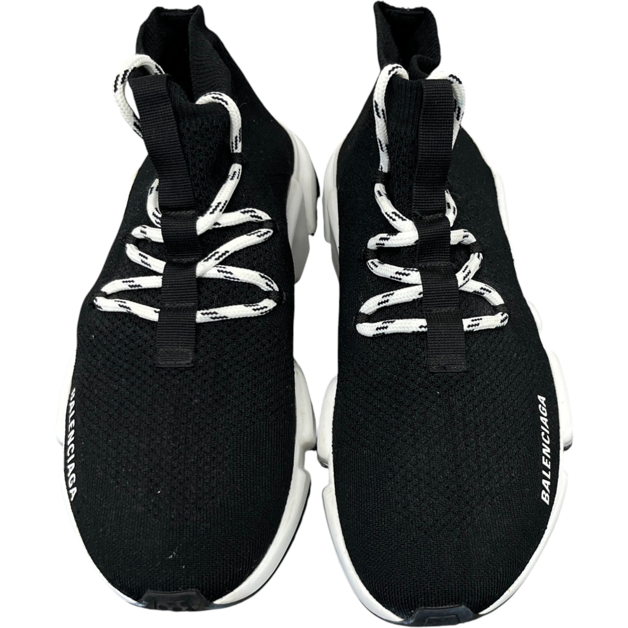 Men's Speed Lace-Up High Trainers Black Size EU 40 / UK 6