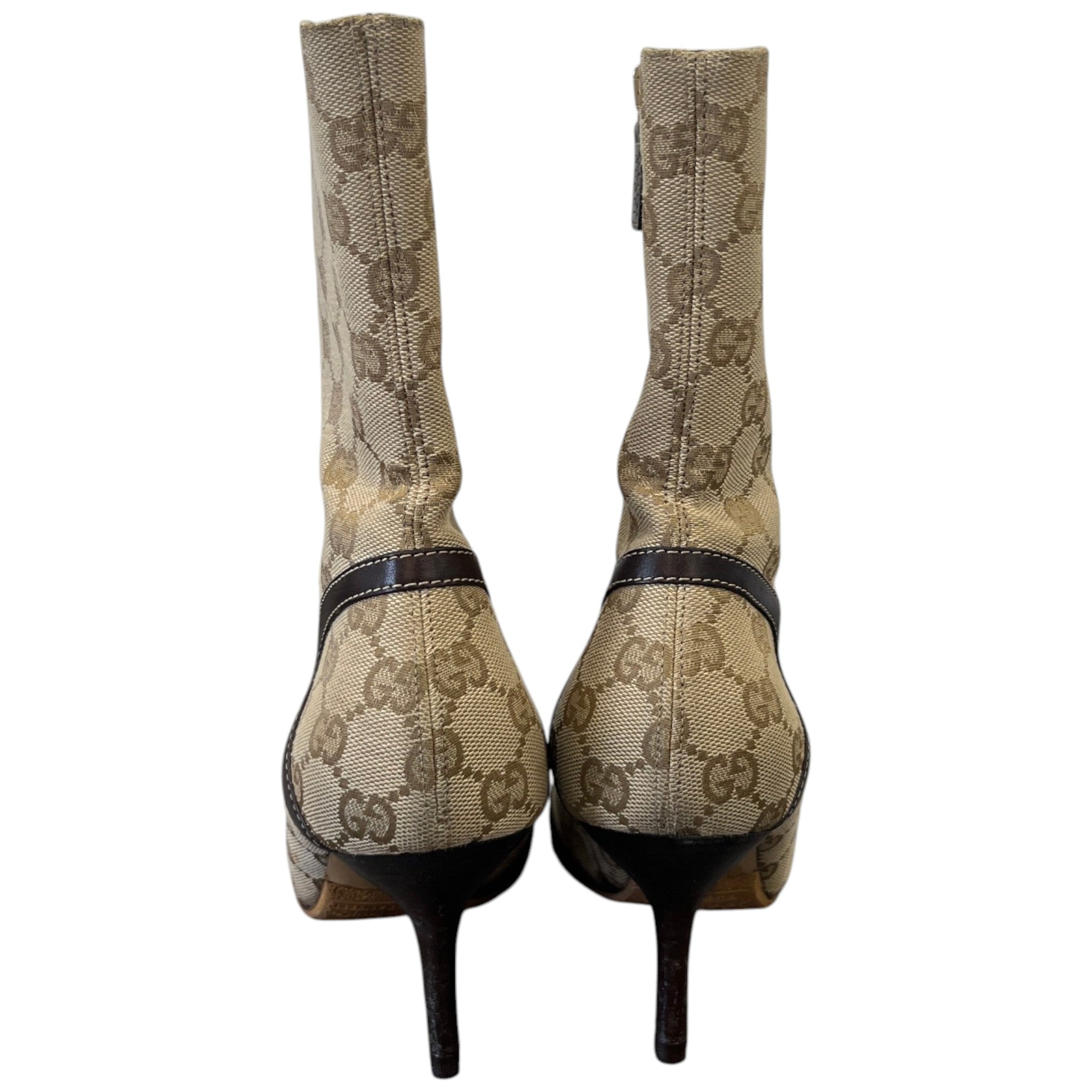 Women's Gg Supreme Boomshell Boots Beige Size EU 37 / UK 4